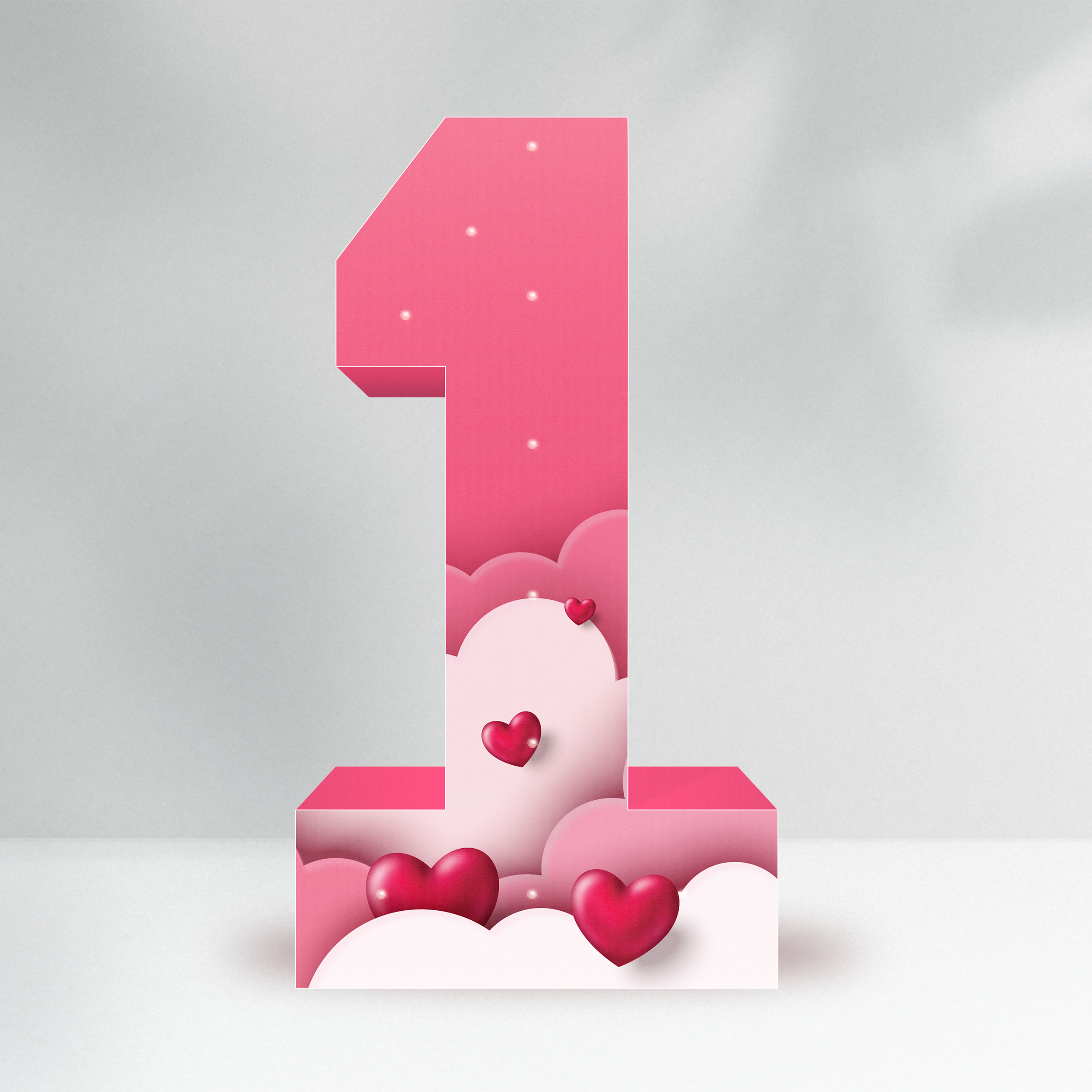 The Little Legend - Hearts & Clouds Birthday Advent (0-9)
