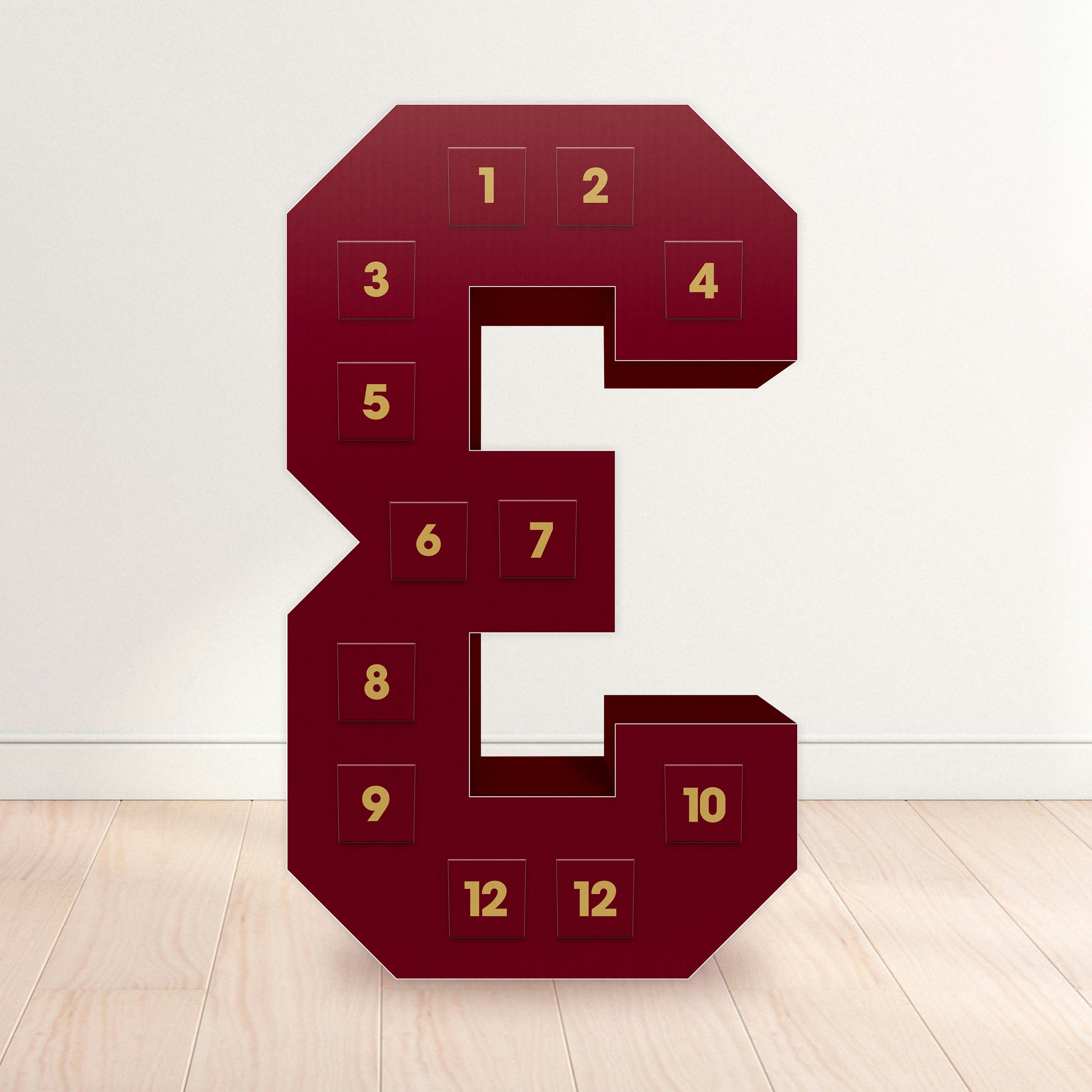 The Big Deal - Red & Gold, Numbers 0-9