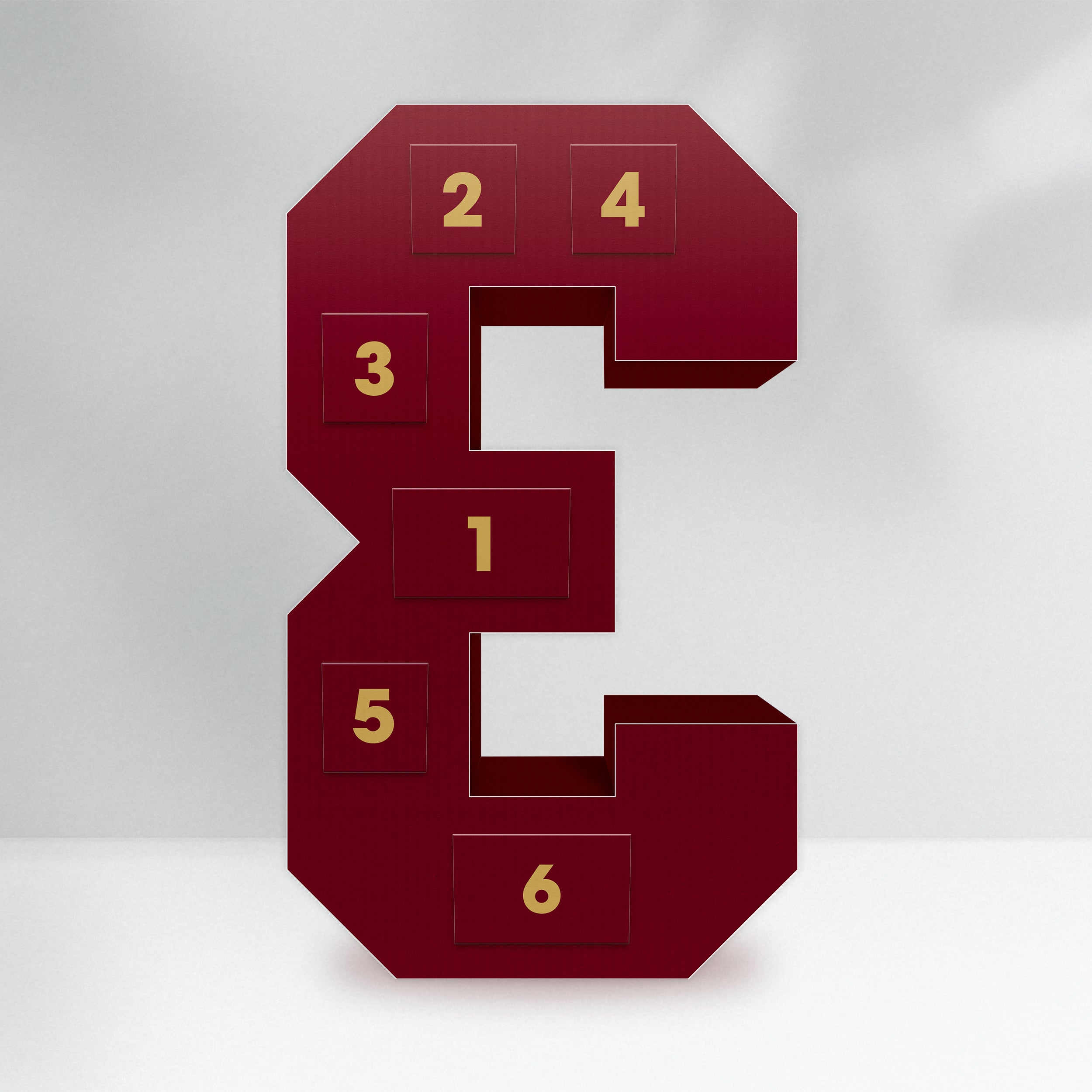 The Little Legend - Red & Gold, Numbers 0-9