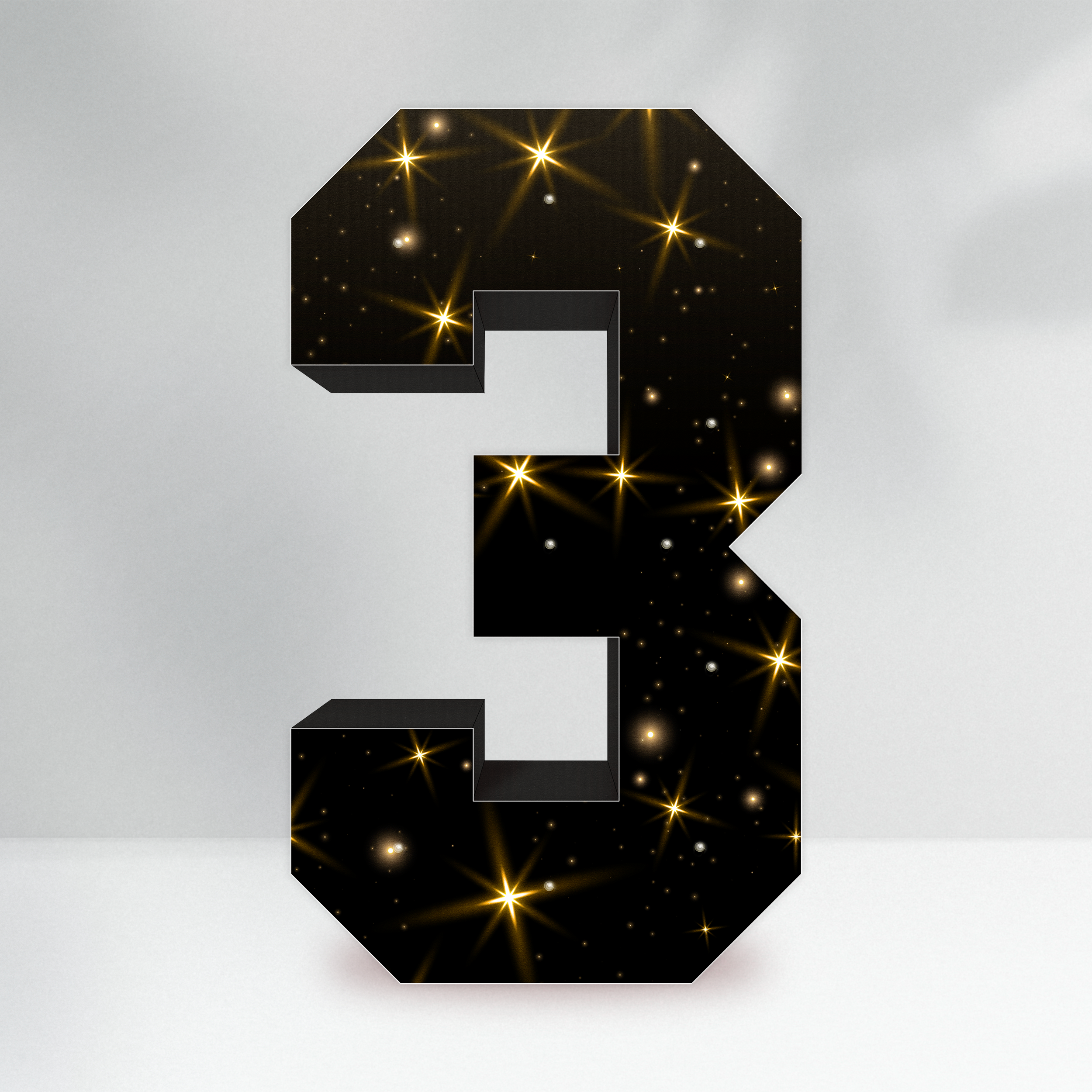 The Little Legend - Black & Gold , Numbers 0-9