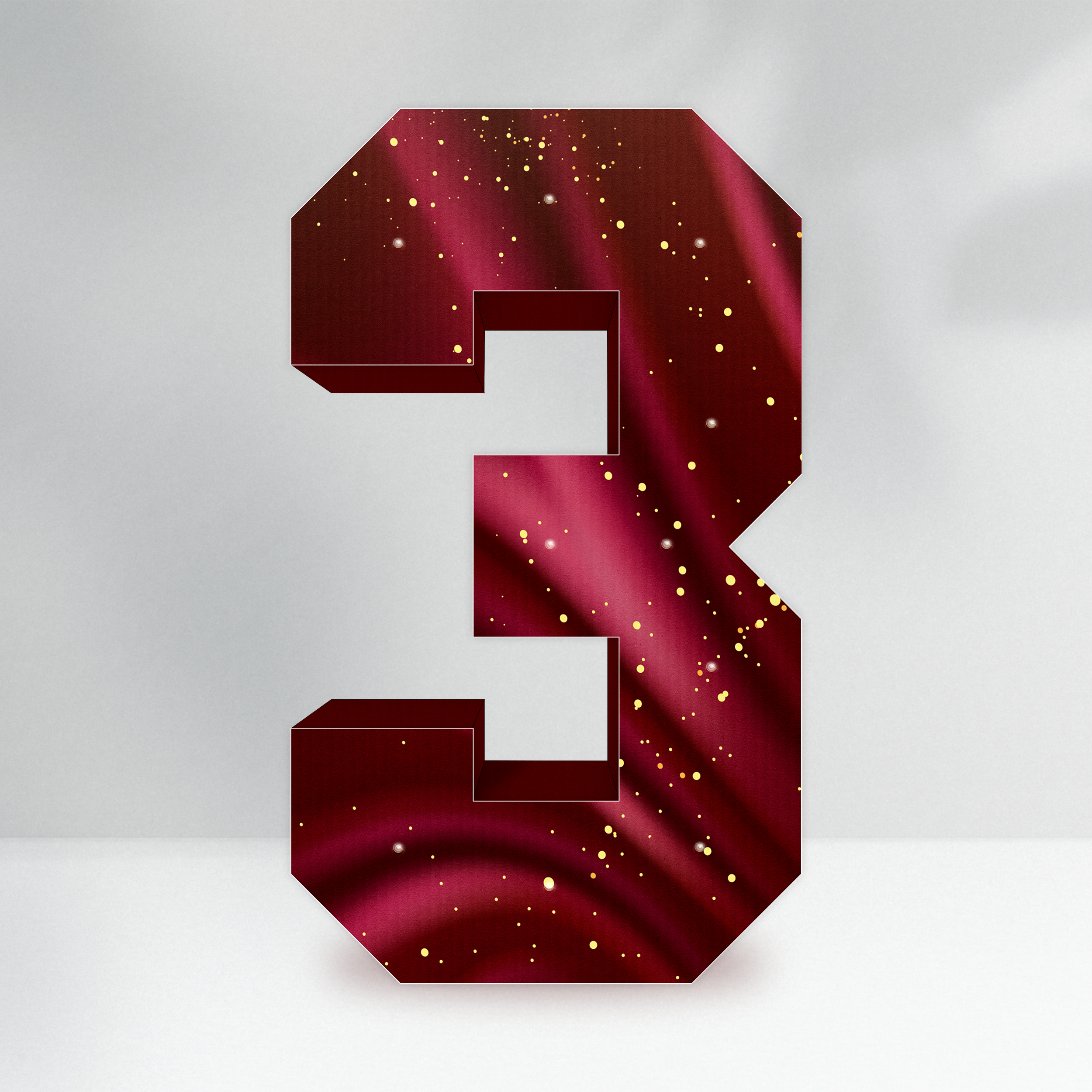 The Little Legend - Red & Gold, Numbers 0-9