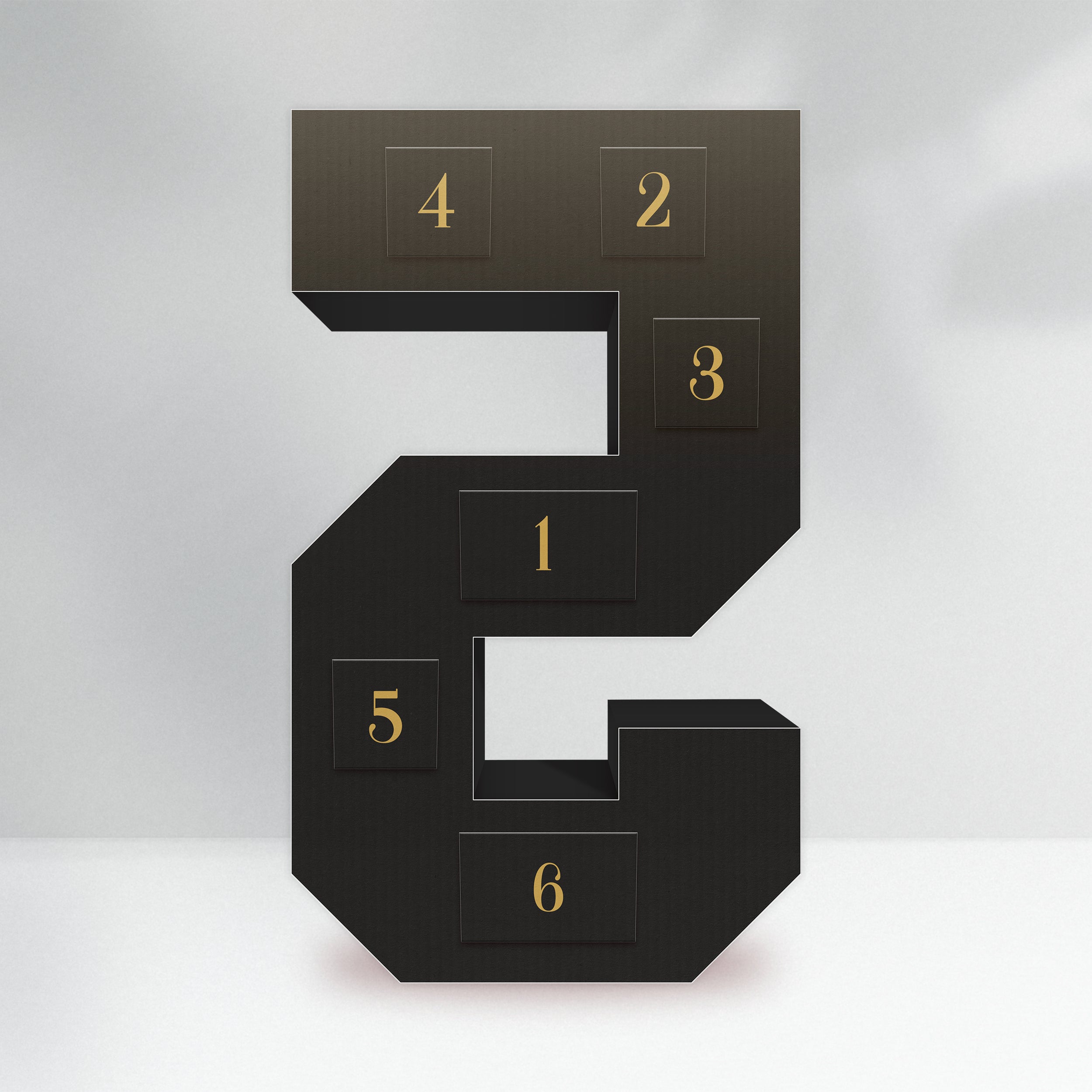 The Little Legend - Black & Gold , Numbers 0-9