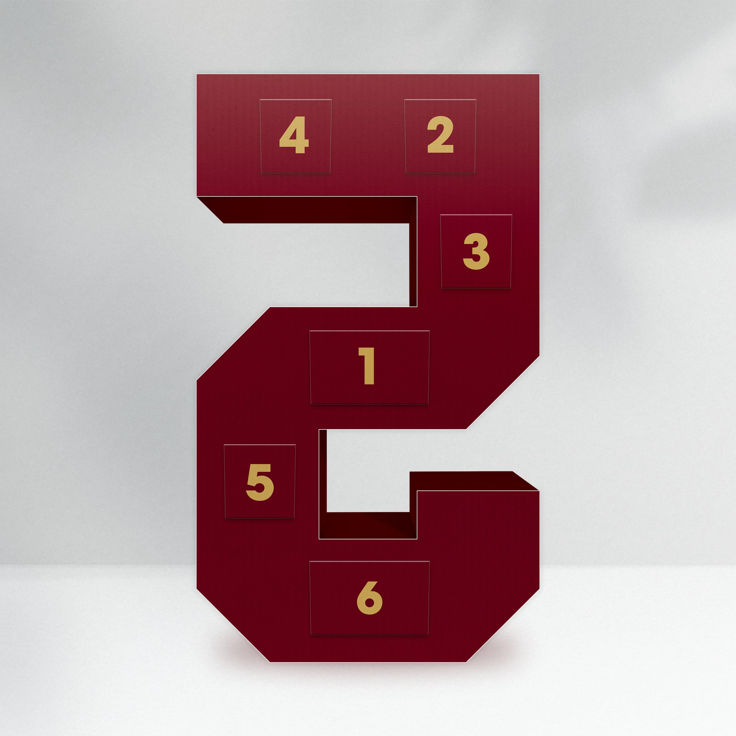 The Little Legend - Red & Gold, Numbers 0-9