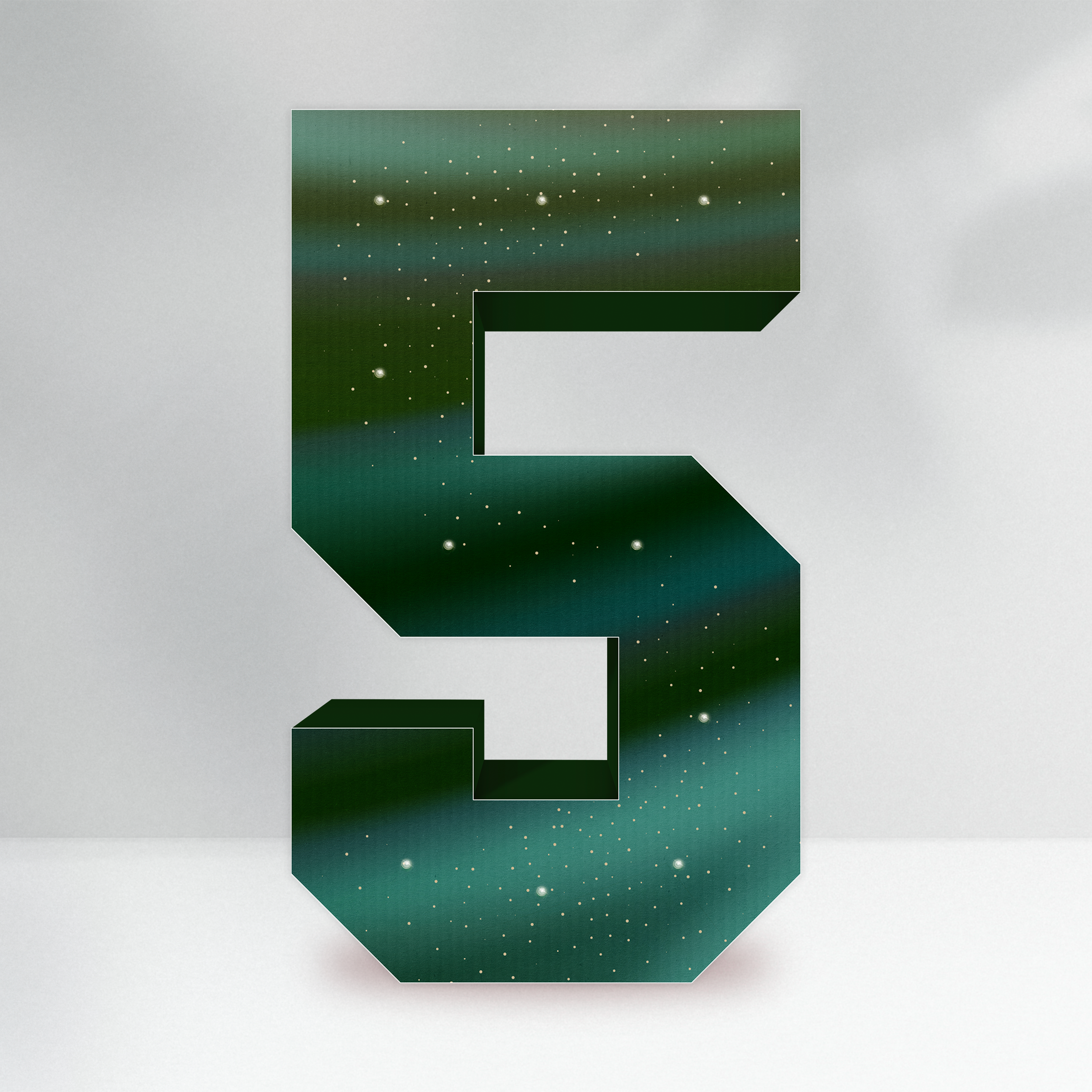 The Little Legend - Emerald Green, Numbers 0-9
