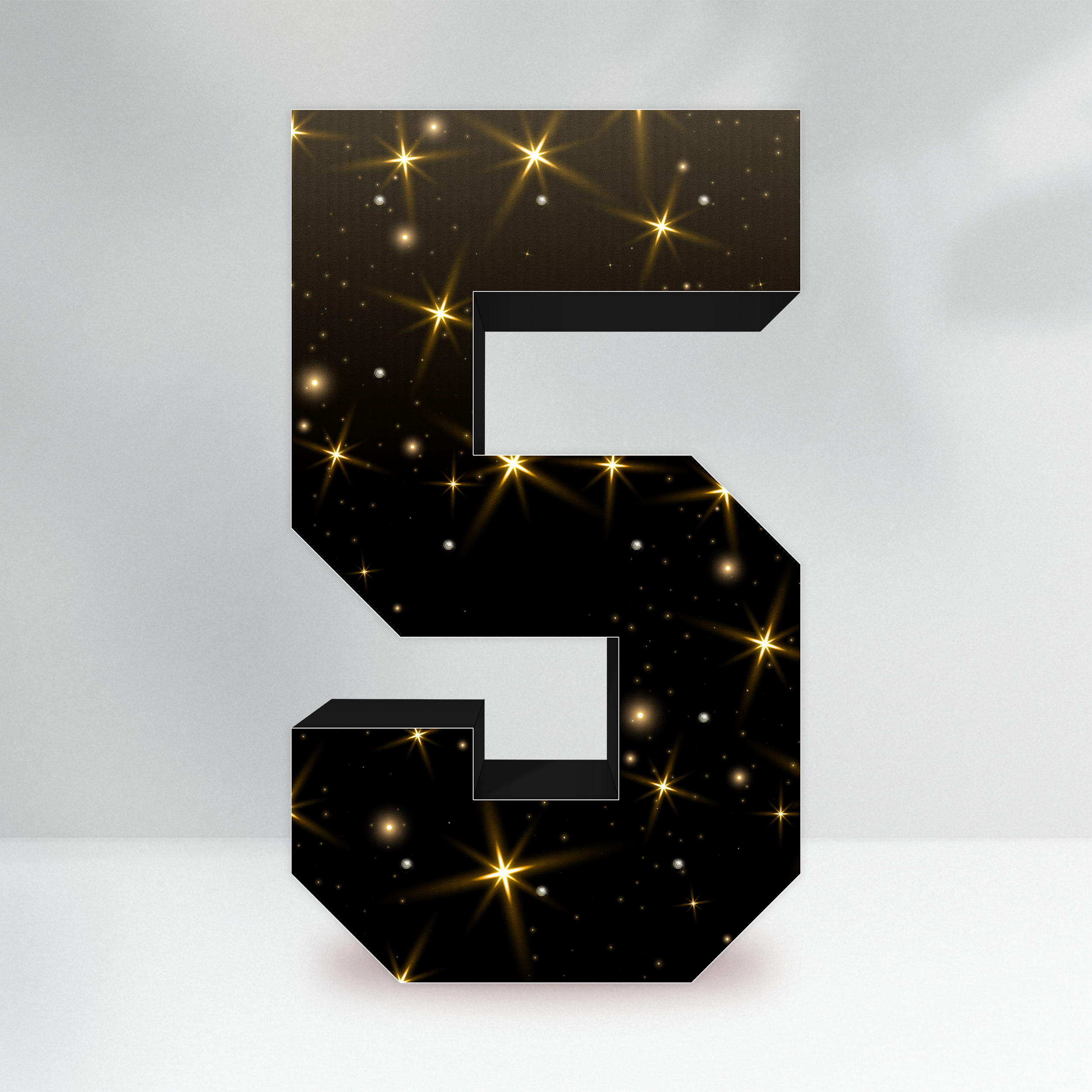 The Little Legend - Black & Gold , Numbers 0-9