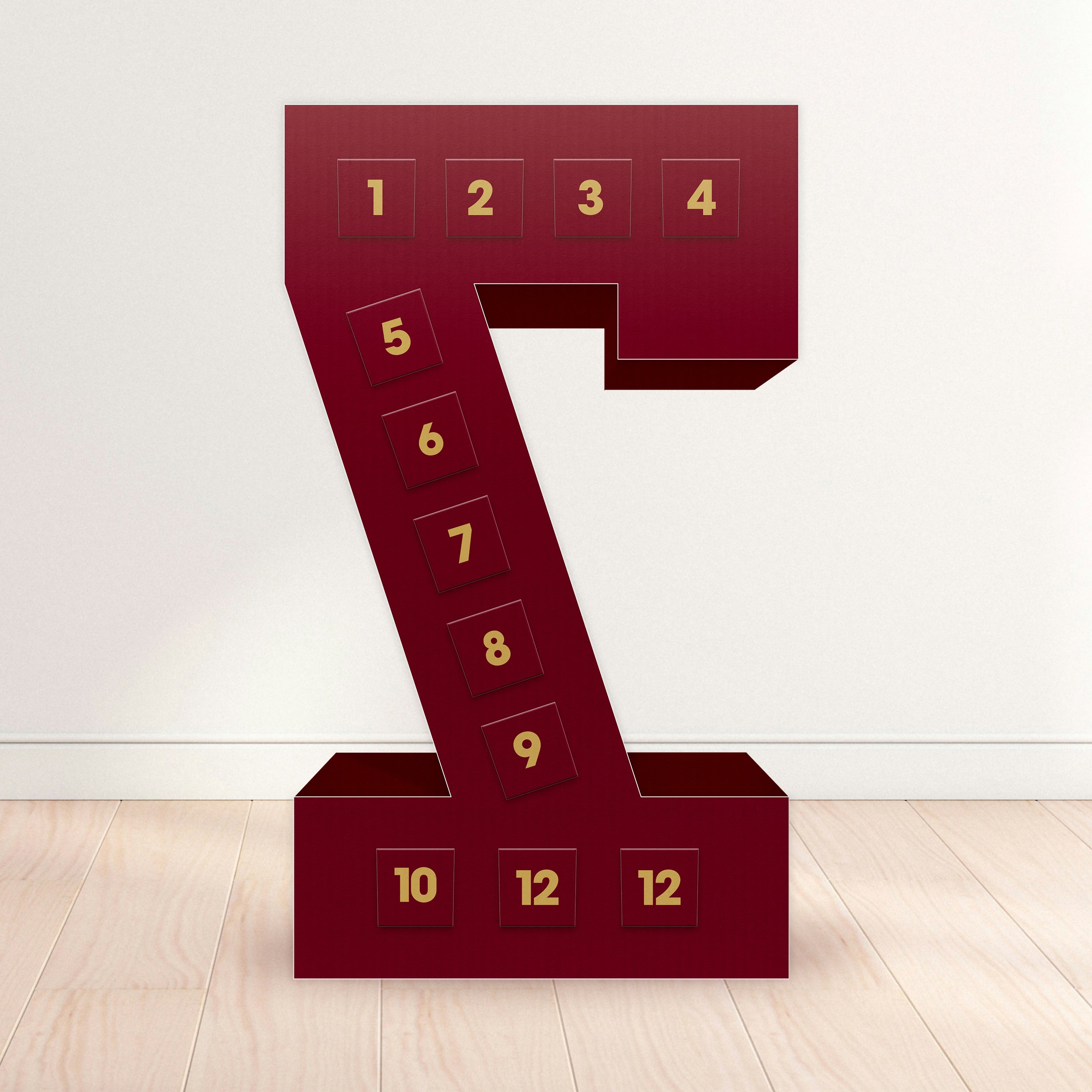 The Big Deal - Red & Gold, Numbers 0-9