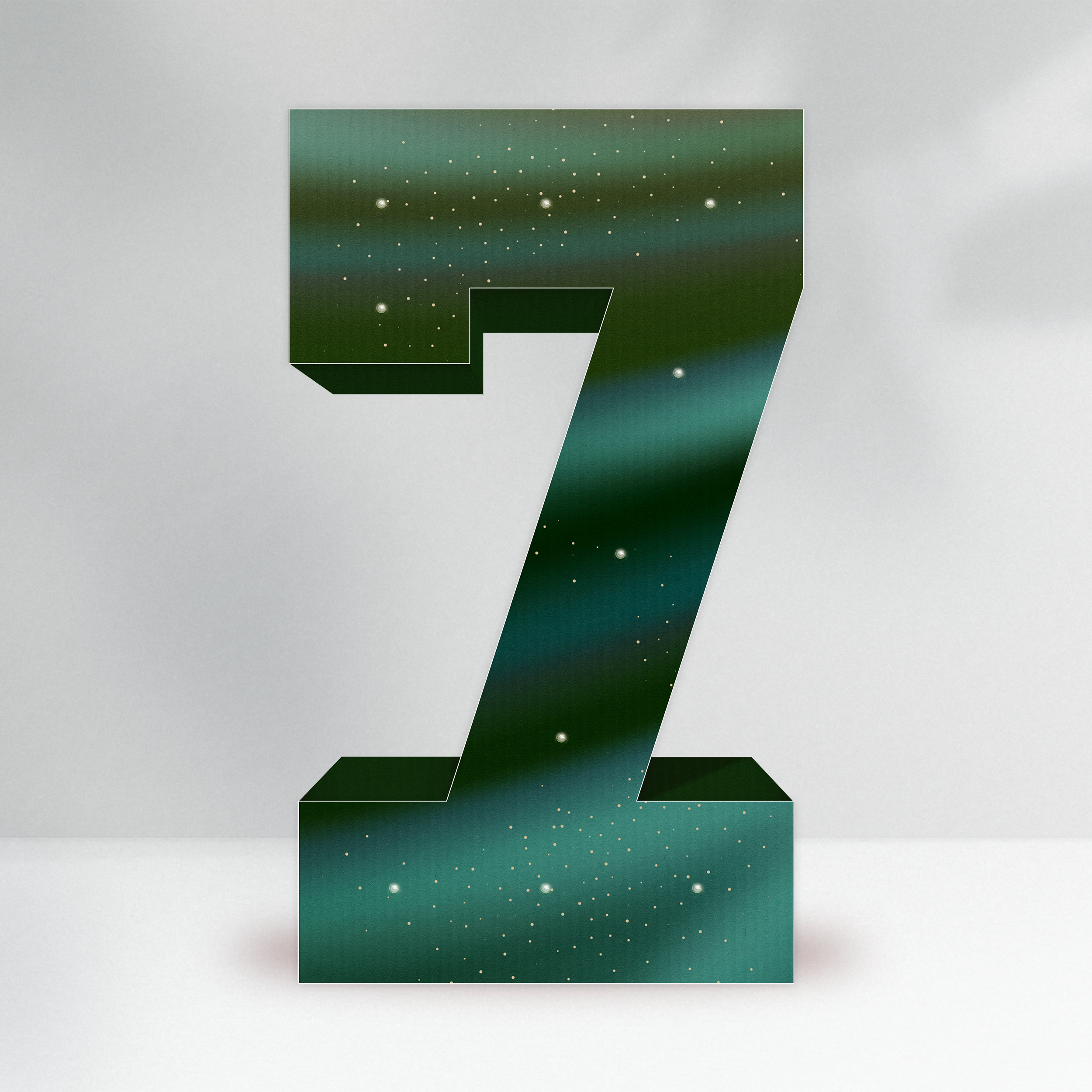 The Little Legend - Emerald Green, Numbers 0-9