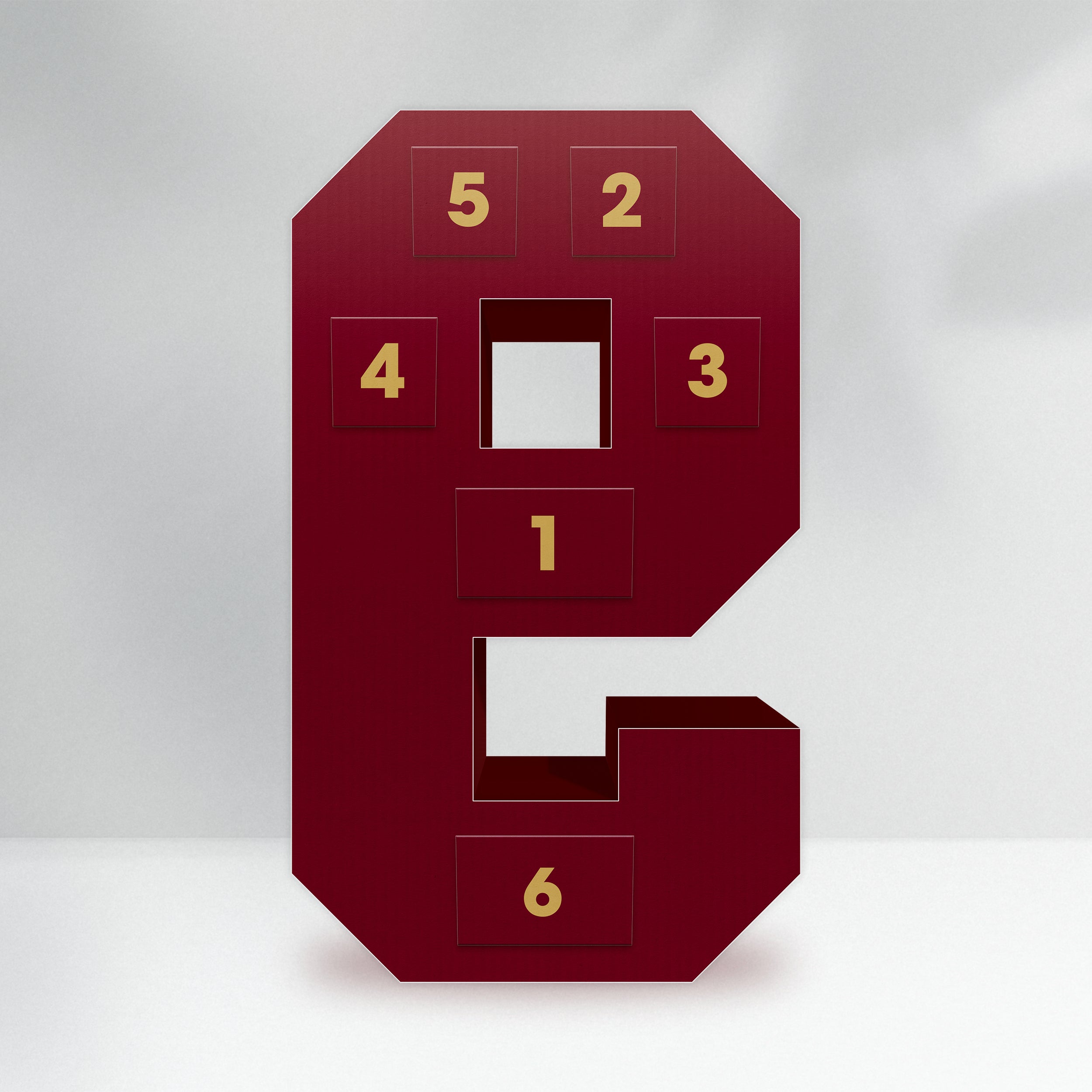The Little Legend - Red & Gold, Numbers 0-9