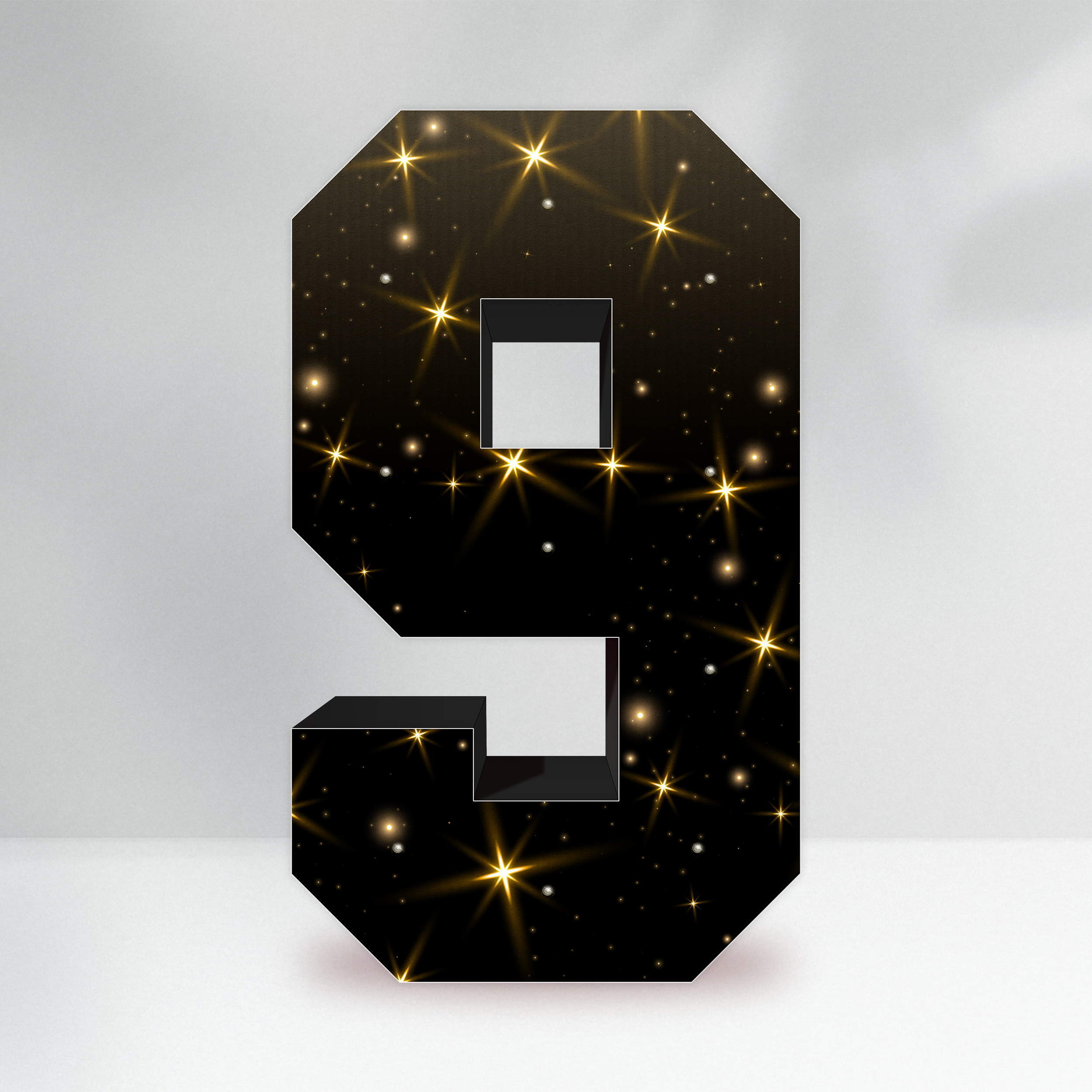 The Little Legend - Black & Gold , Numbers 0-9