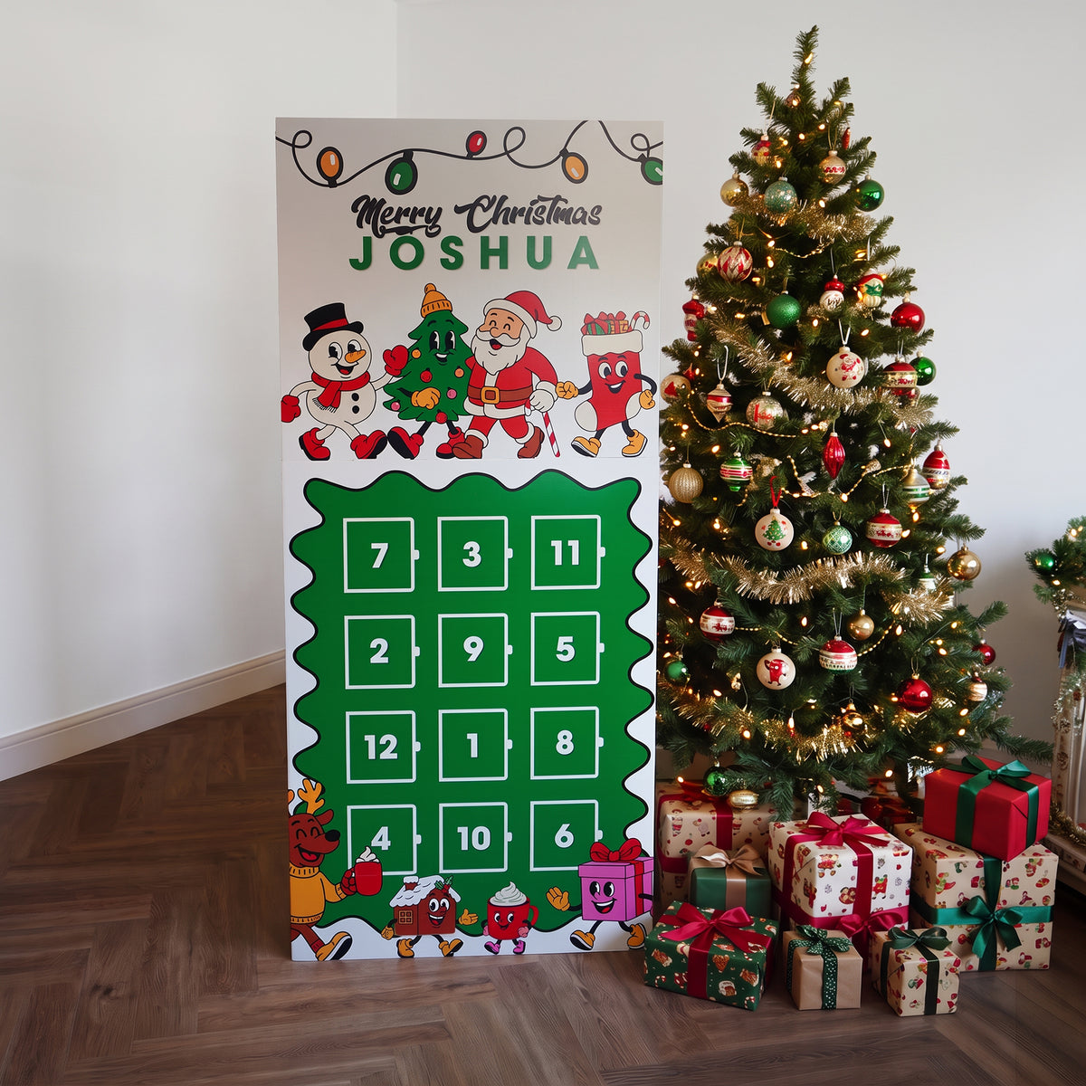 Retro Giant Christmas Advent Calendar - Caboodleit