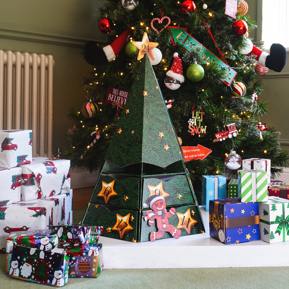 Christmas Tree Advent Calendar - Caboodleit