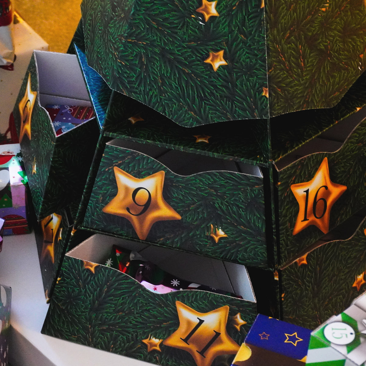 Christmas Tree Advent Calendar - Caboodleit