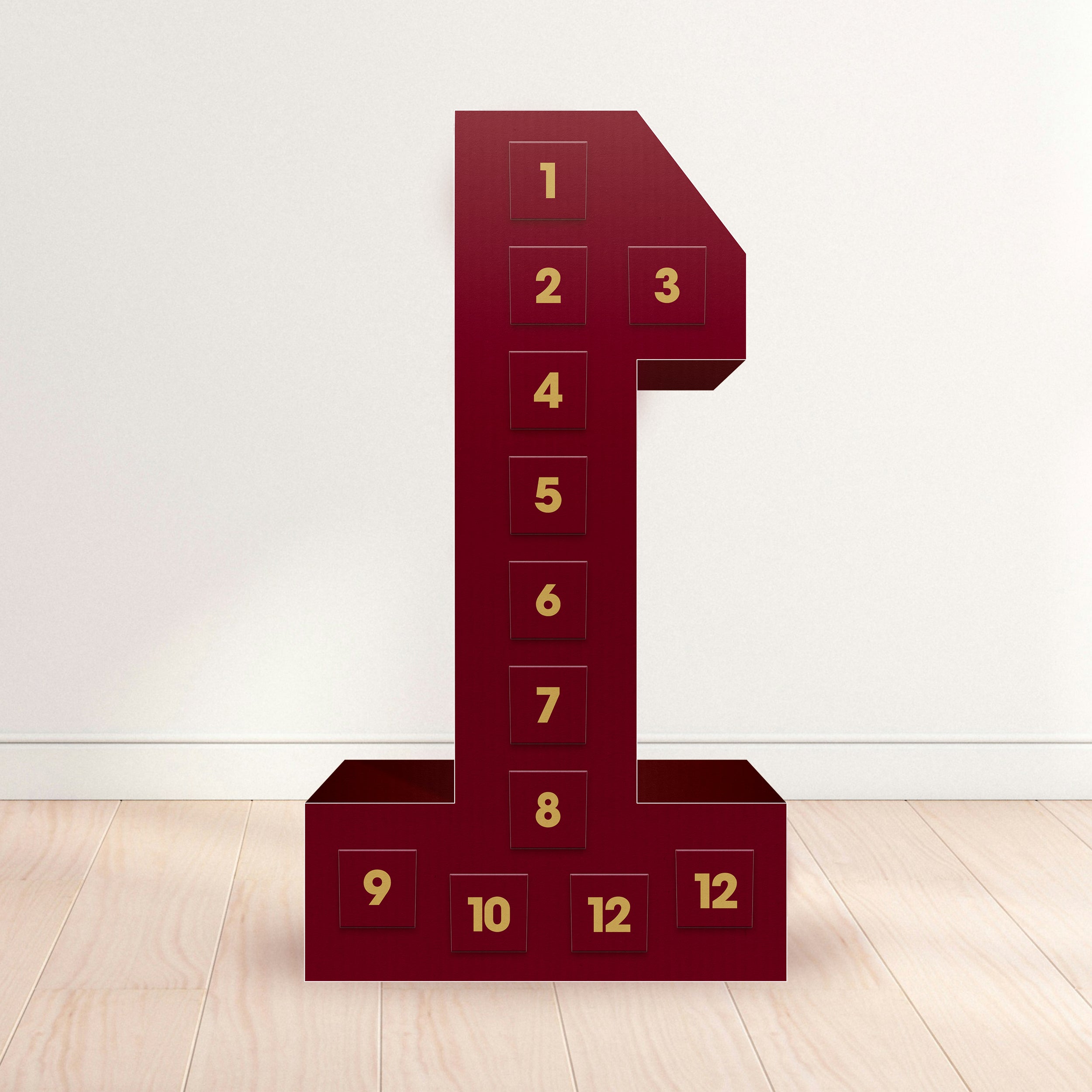 The Big Deal - Red & Gold, Numbers 0-9