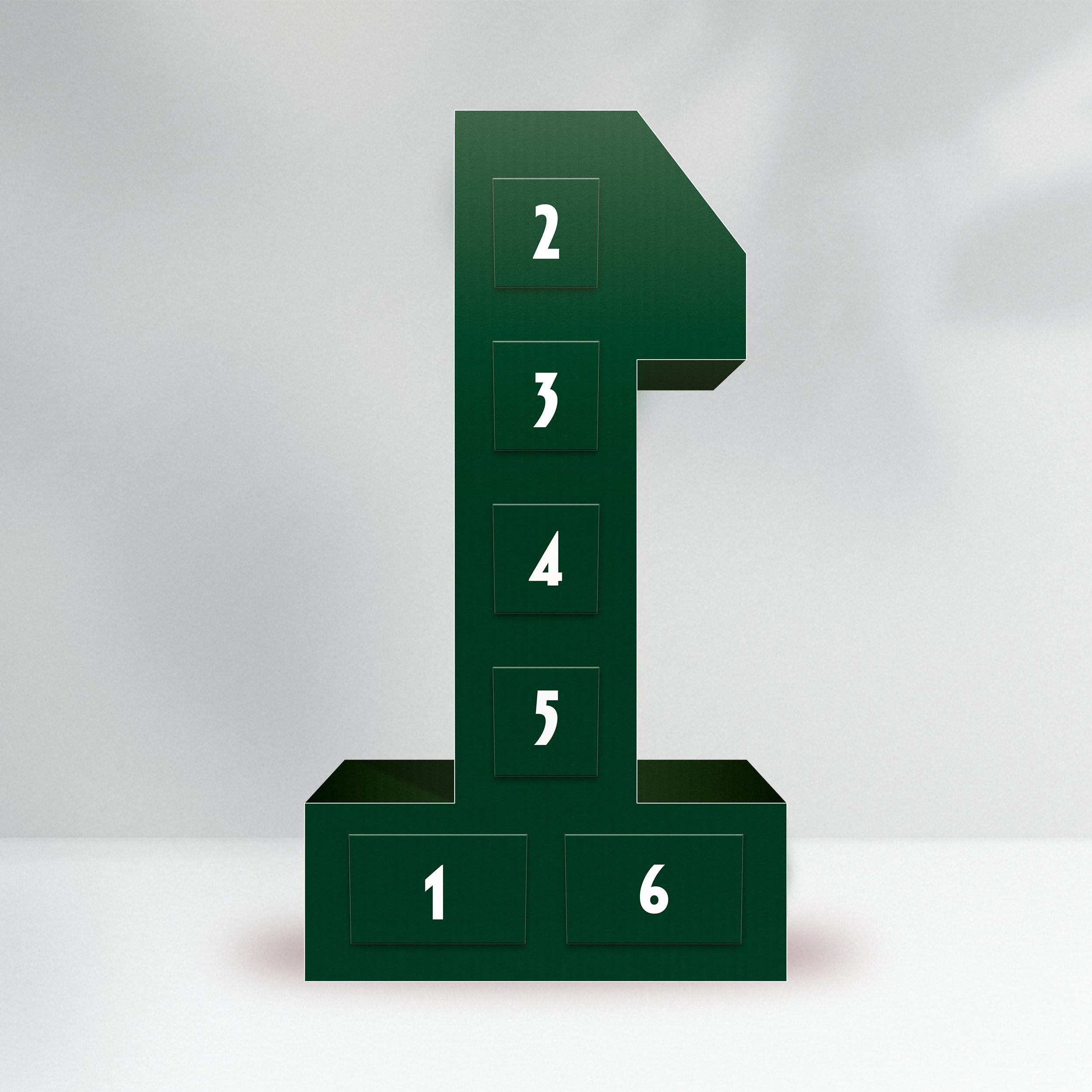 The Little Legend - Emerald Green, Numbers 0-9