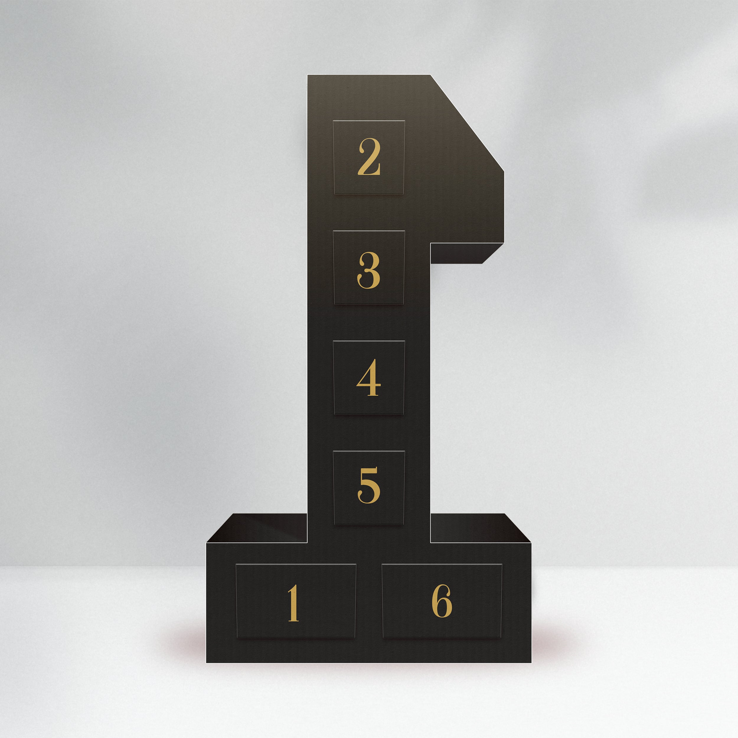 The Little Legend -  Black & Gold , Numbers 0-9