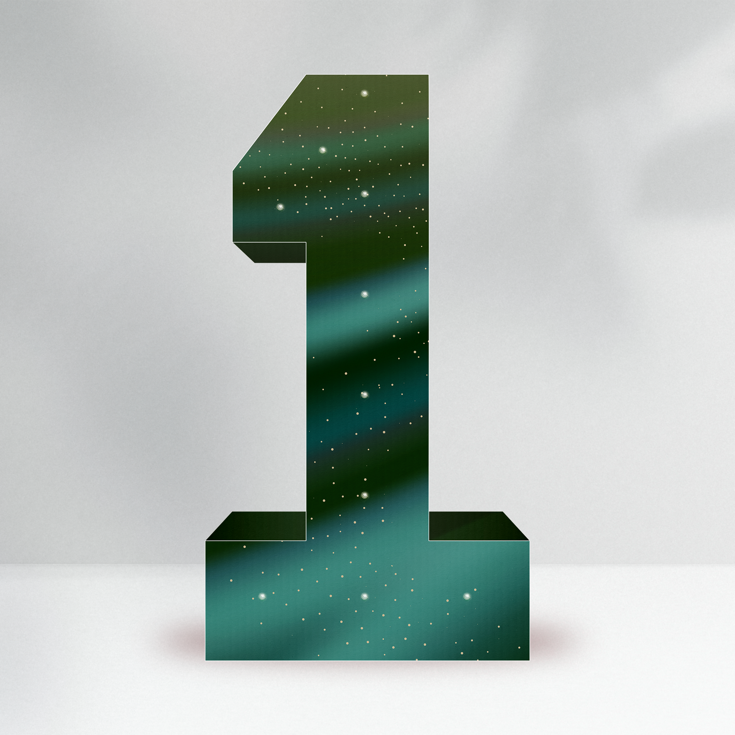 The Little Legend - Emerald Green, Numbers 0-9