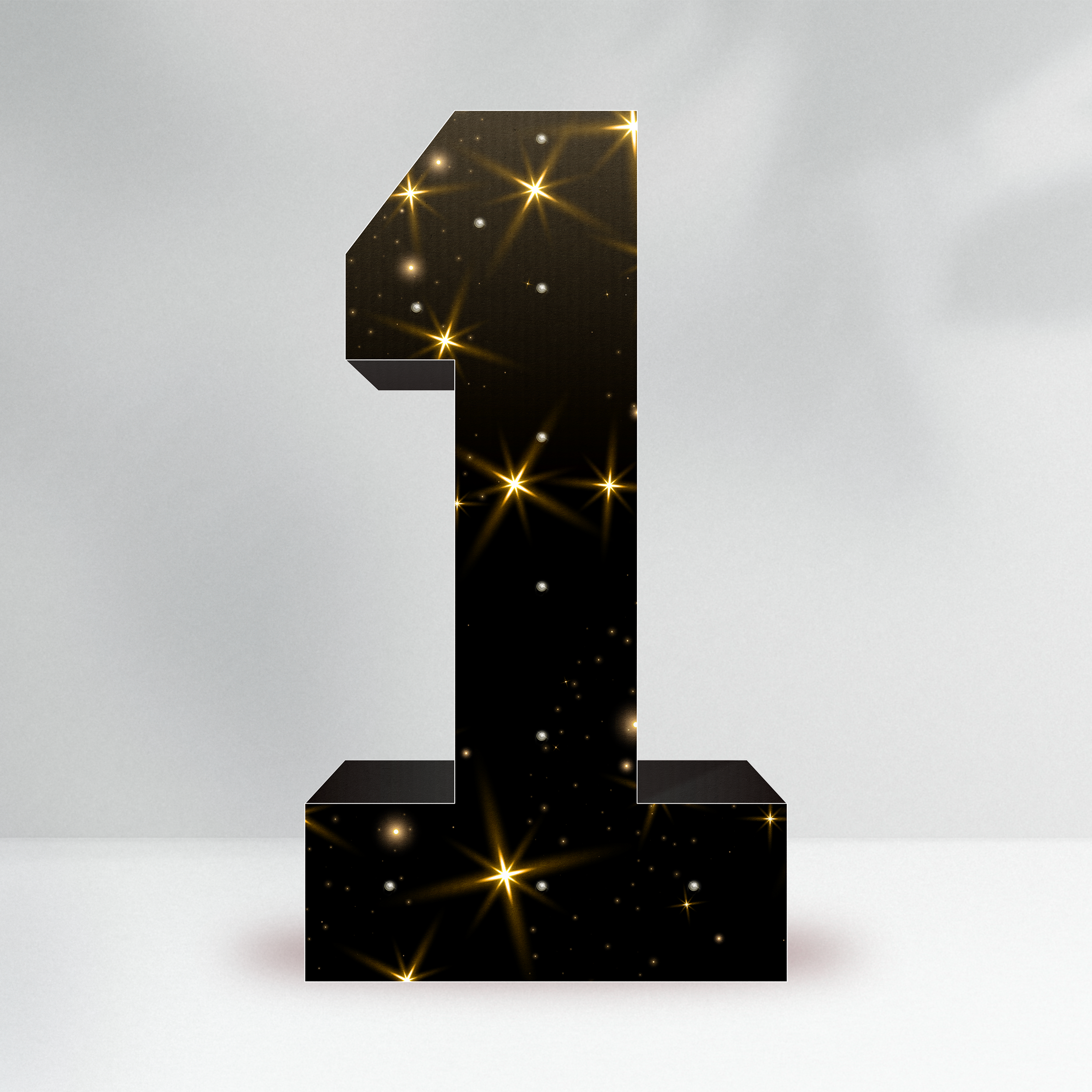 The Little Legend -  Black & Gold , Numbers 0-9