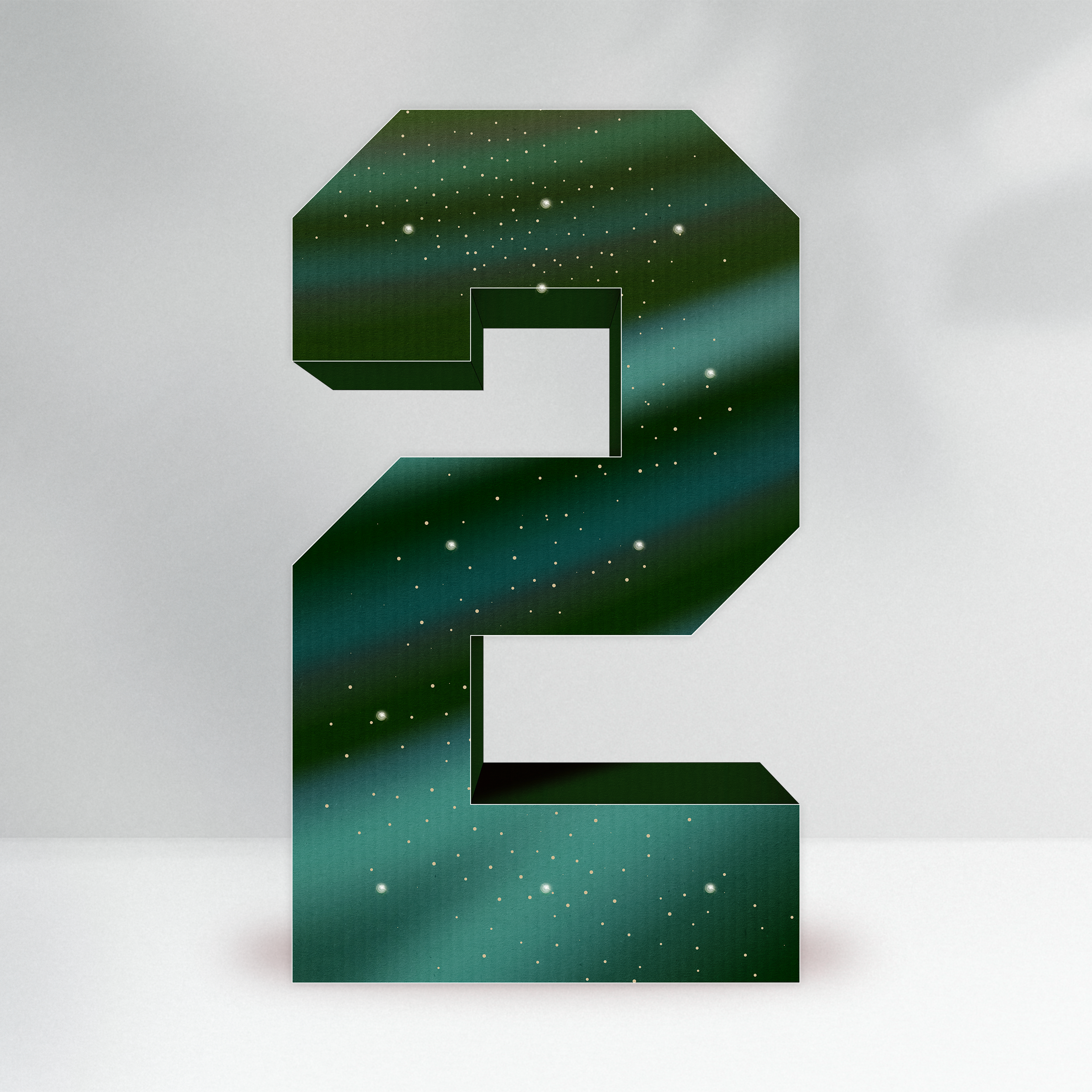 The Little Legend - Emerald Green, Numbers 0-9