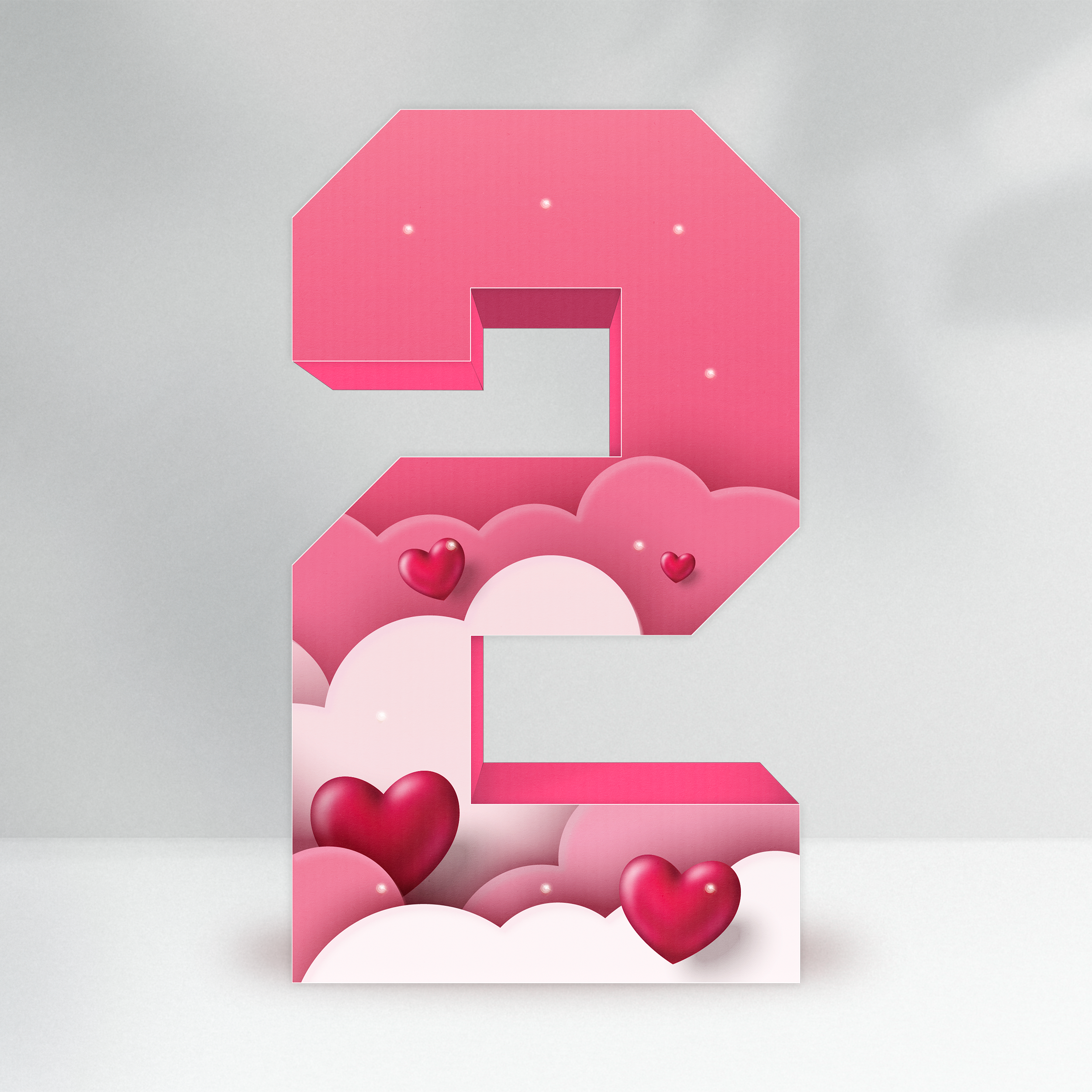 The Little Legend - Hearts & Clouds Birthday Advent (0-9)