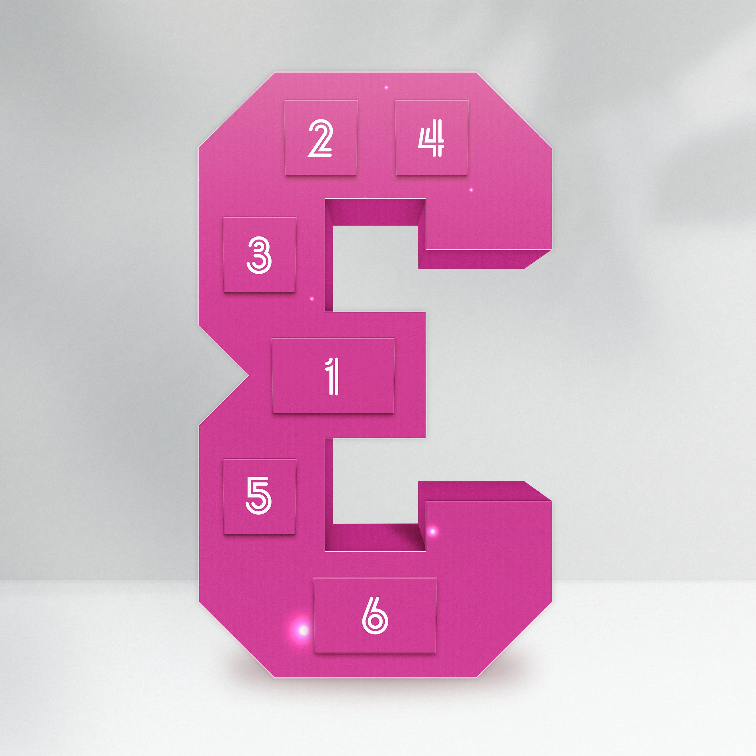 The Little Legend - Pink, Numbers 0-9