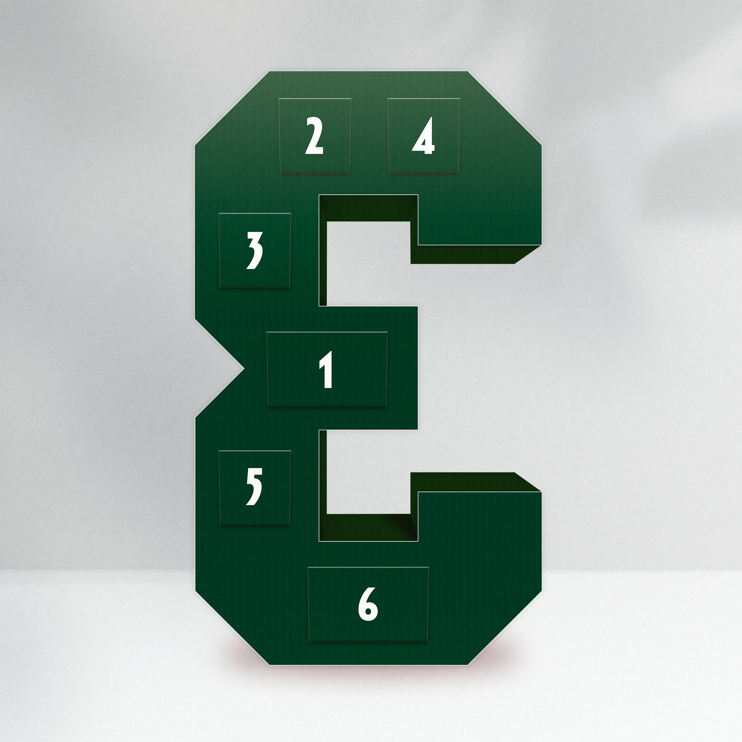The Little Legend - Emerald Green, Numbers 0-9