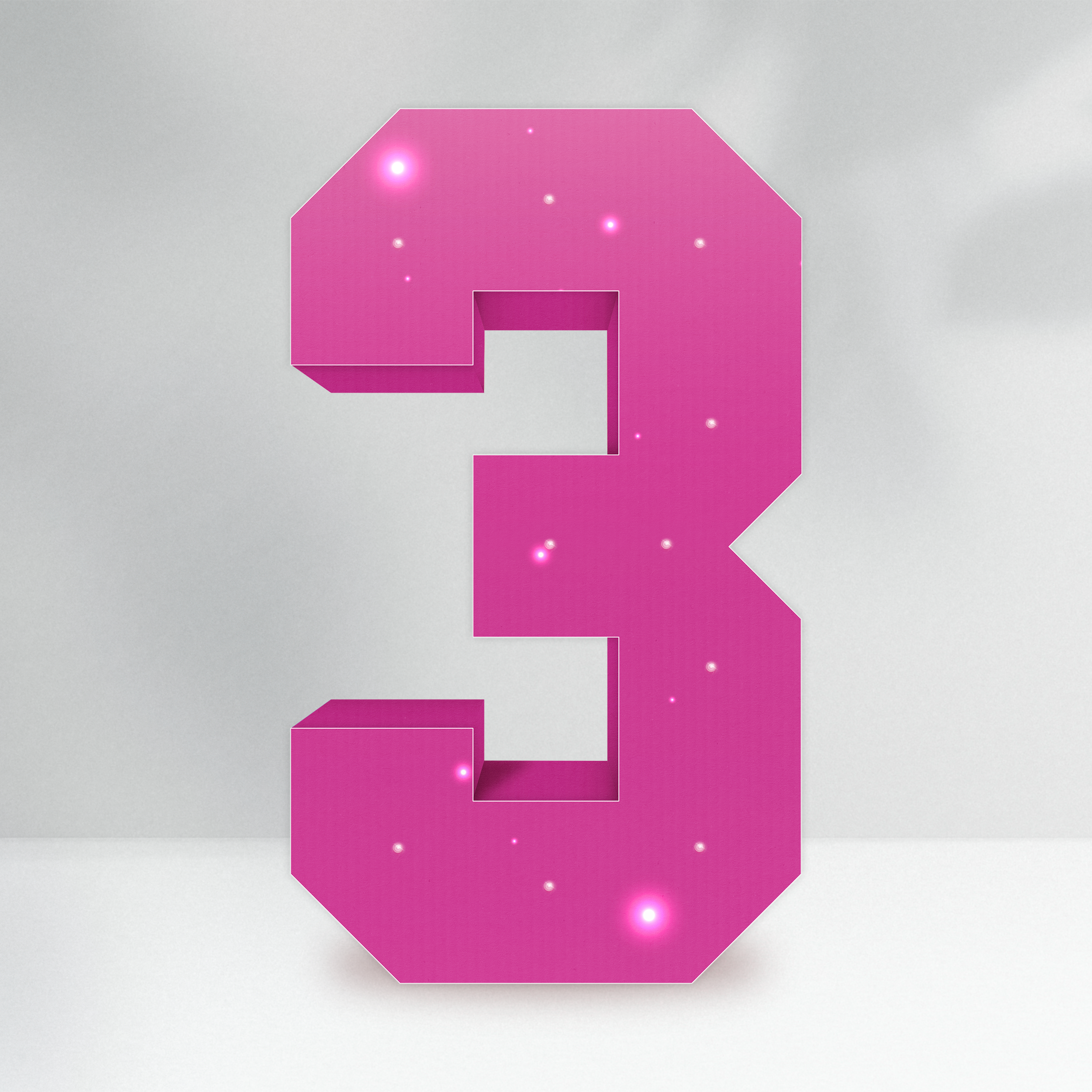 The Little Legend - Pink, Numbers 0-9