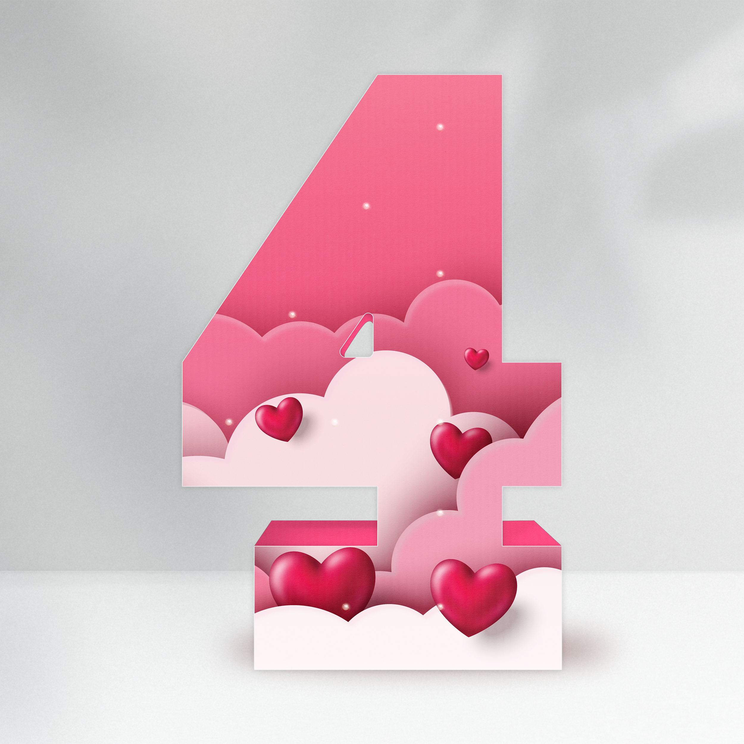 The Little Legend - Hearts & Clouds Birthday Advent (0-9)