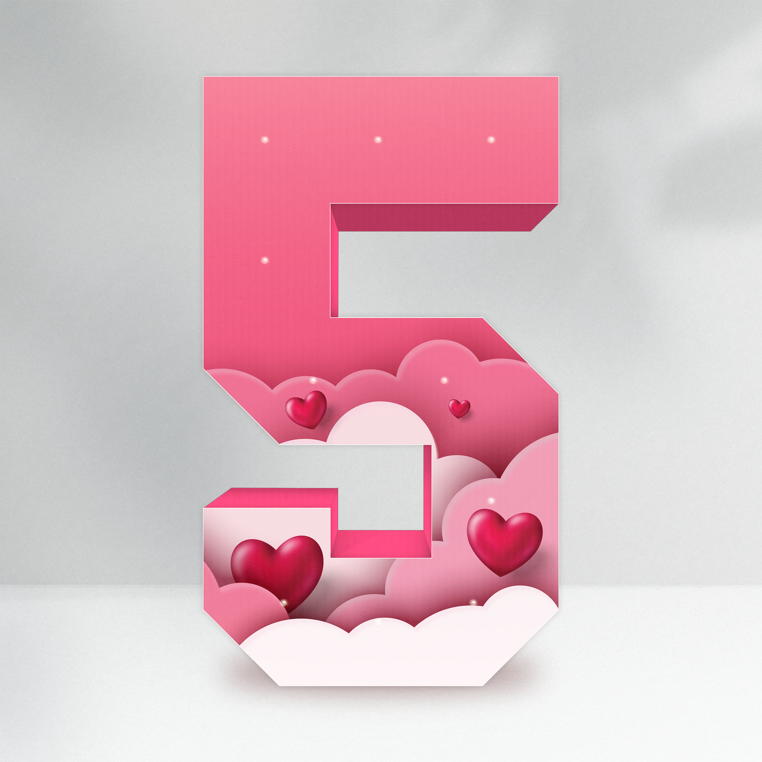 The Little Legend - Hearts & Clouds Birthday Advent (0-9)