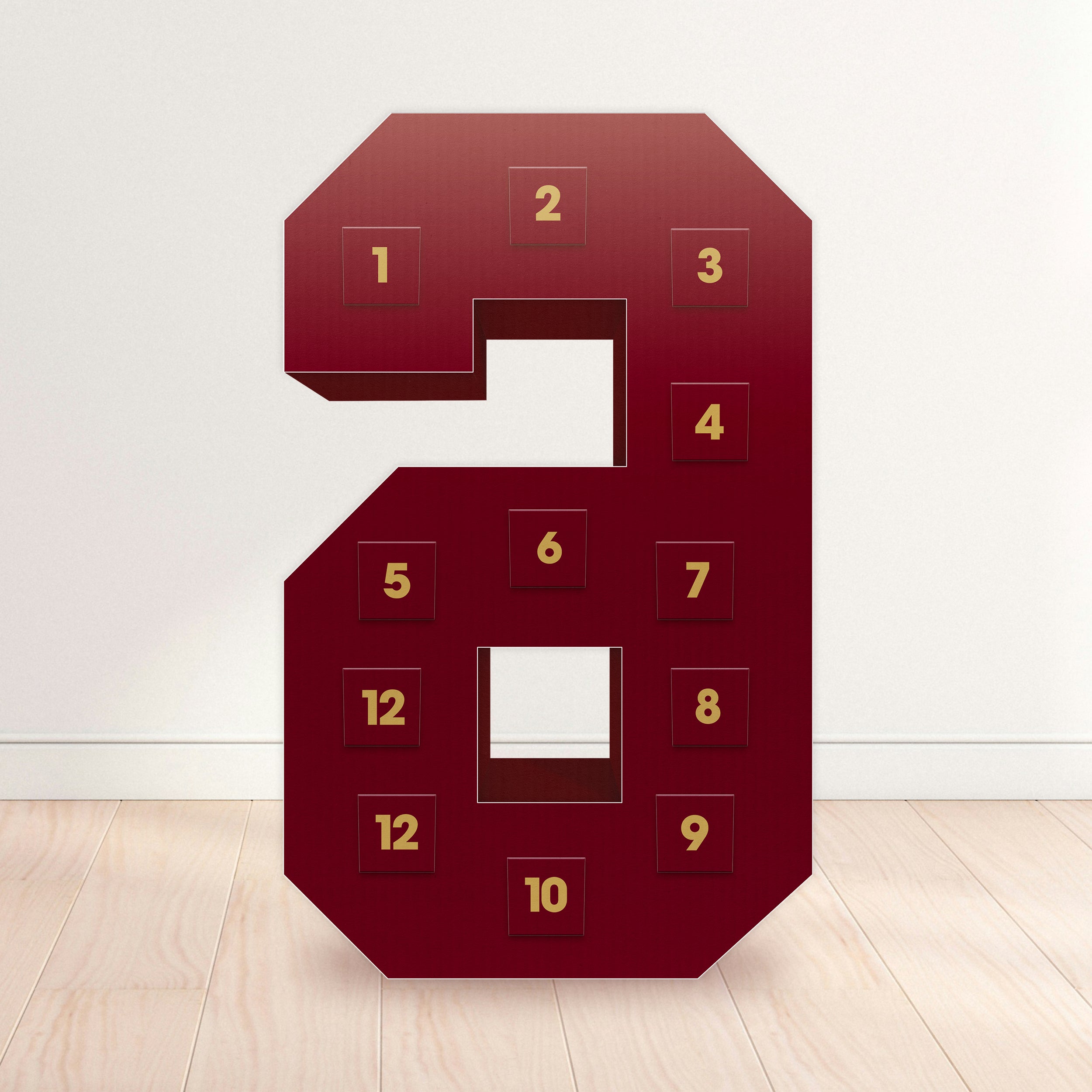The Big Deal - Red & Gold, Numbers 0-9