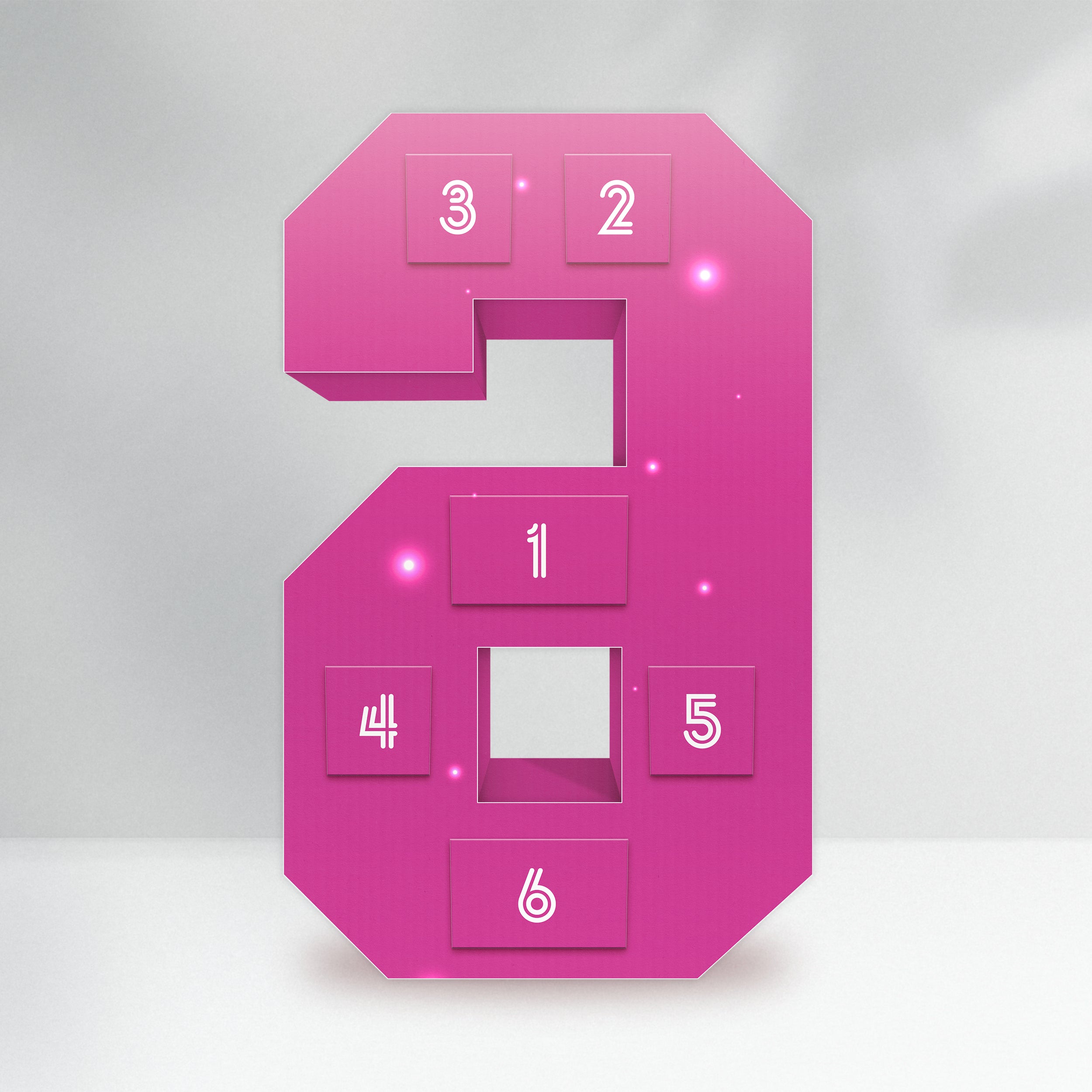 The Little Legend - Pink, Numbers 0-9