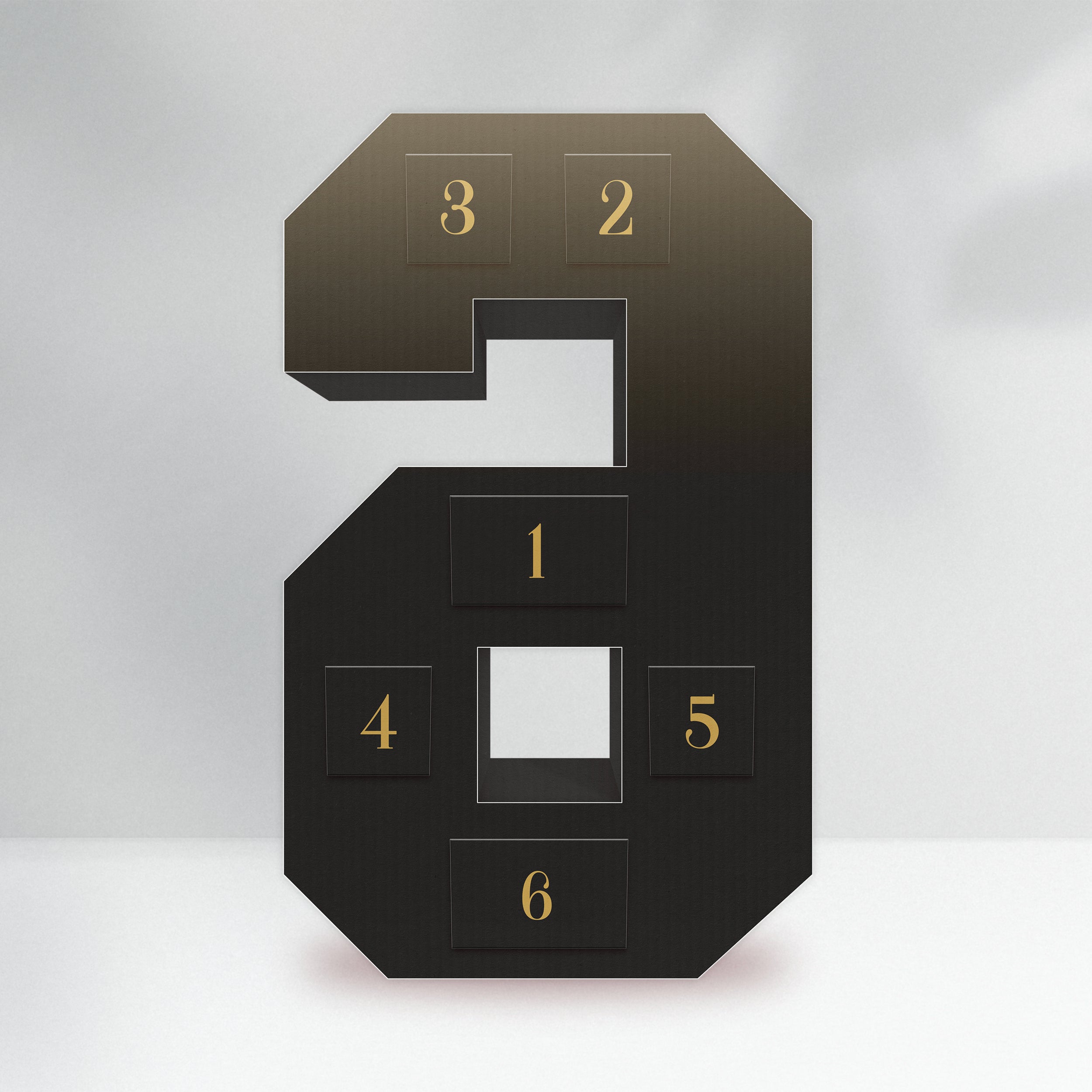 The Little Legend -  Black & Gold , Numbers 0-9