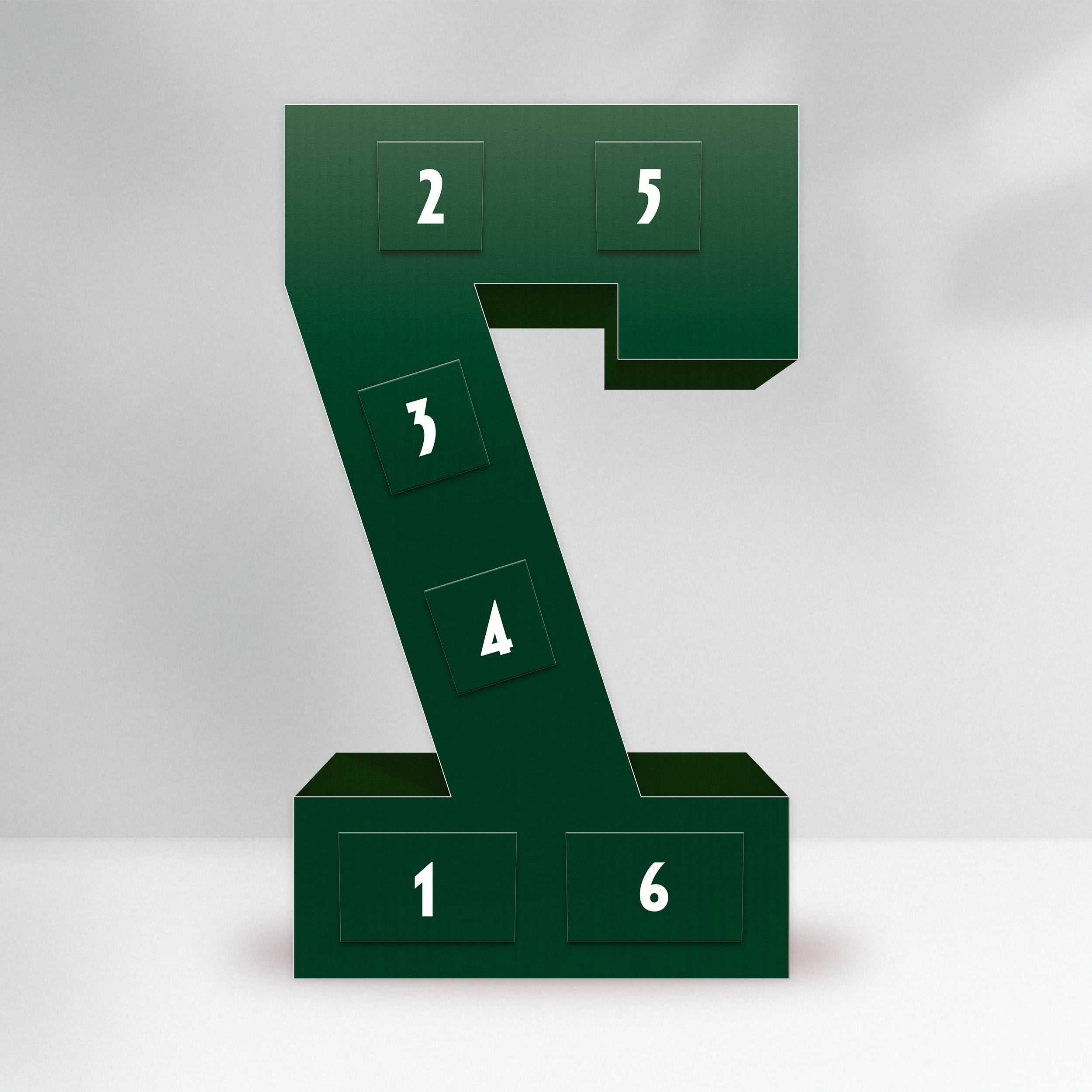 The Little Legend - Emerald Green, Numbers 0-9