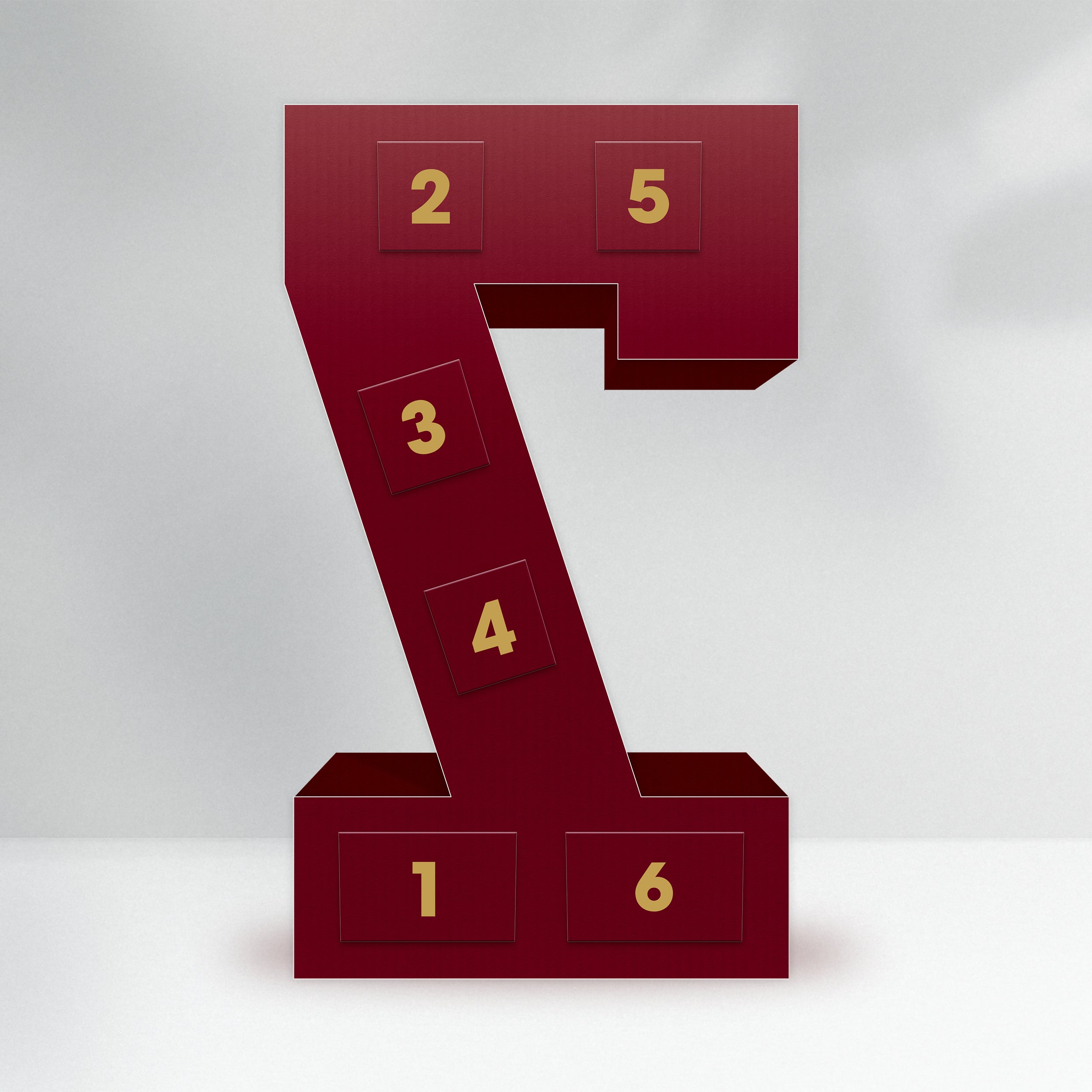 The Little Legend - Red & Gold, Numbers 0-9