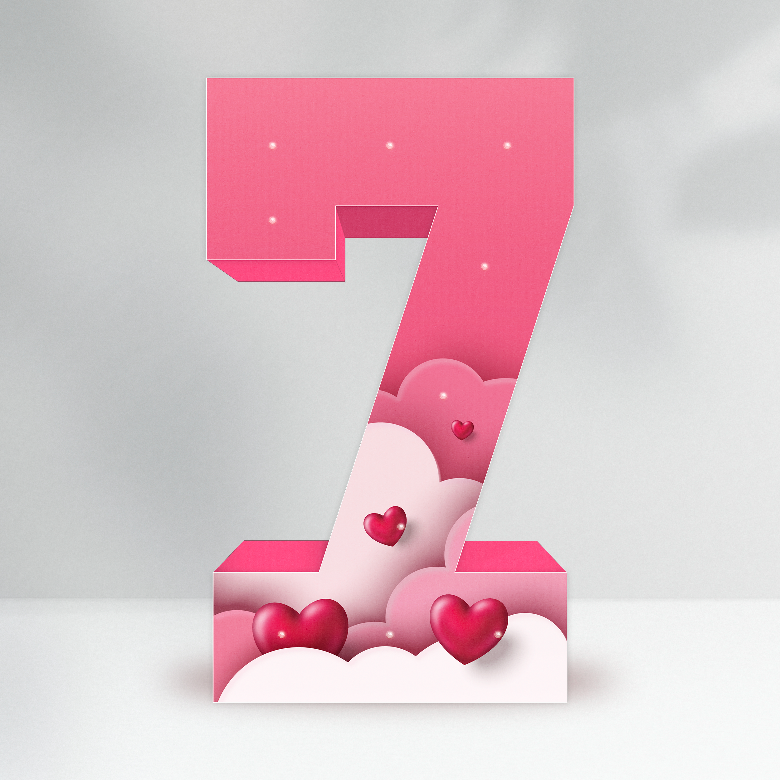 The Little Legend - Hearts & Clouds Birthday Advent (0-9)