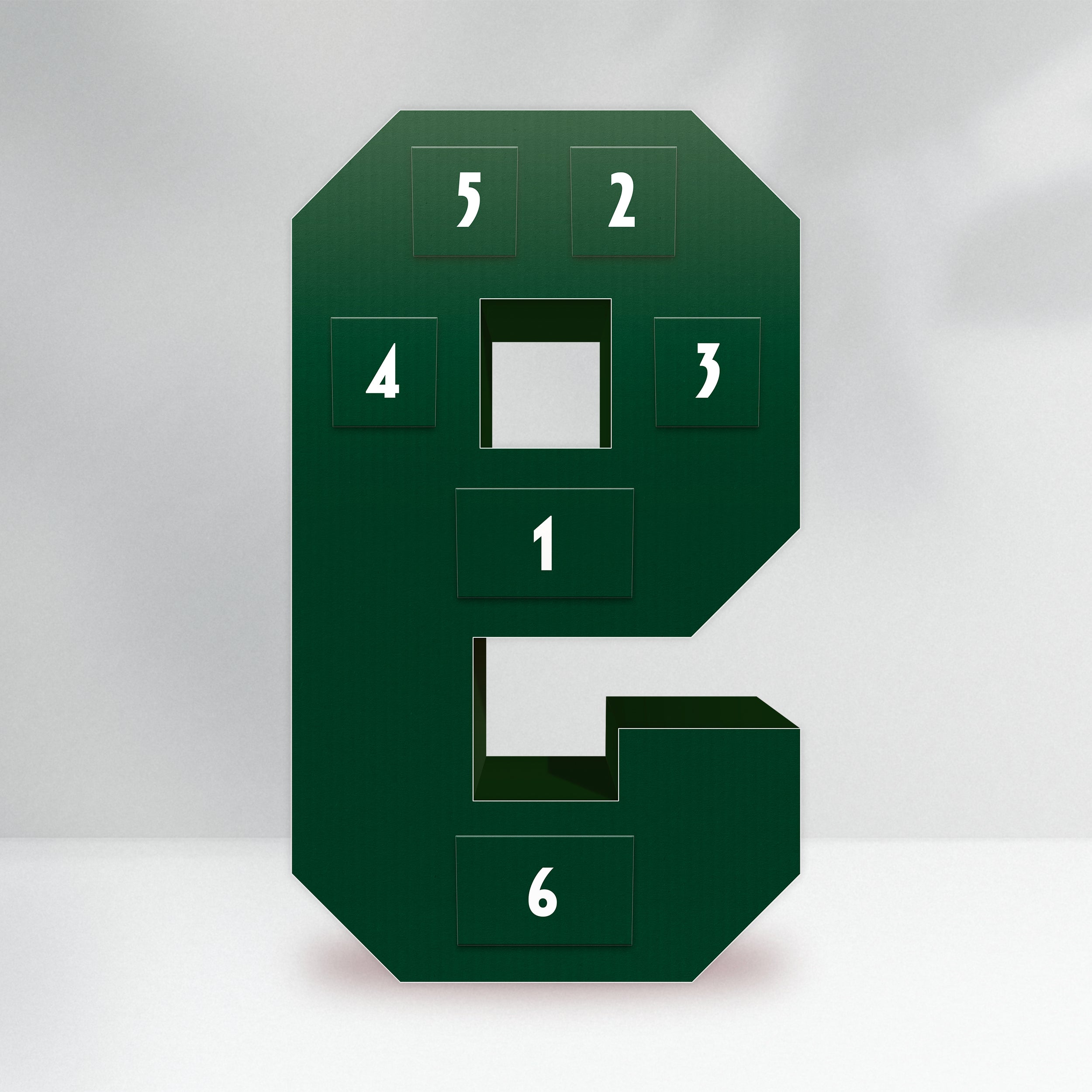 The Little Legend - Emerald Green, Numbers 0-9