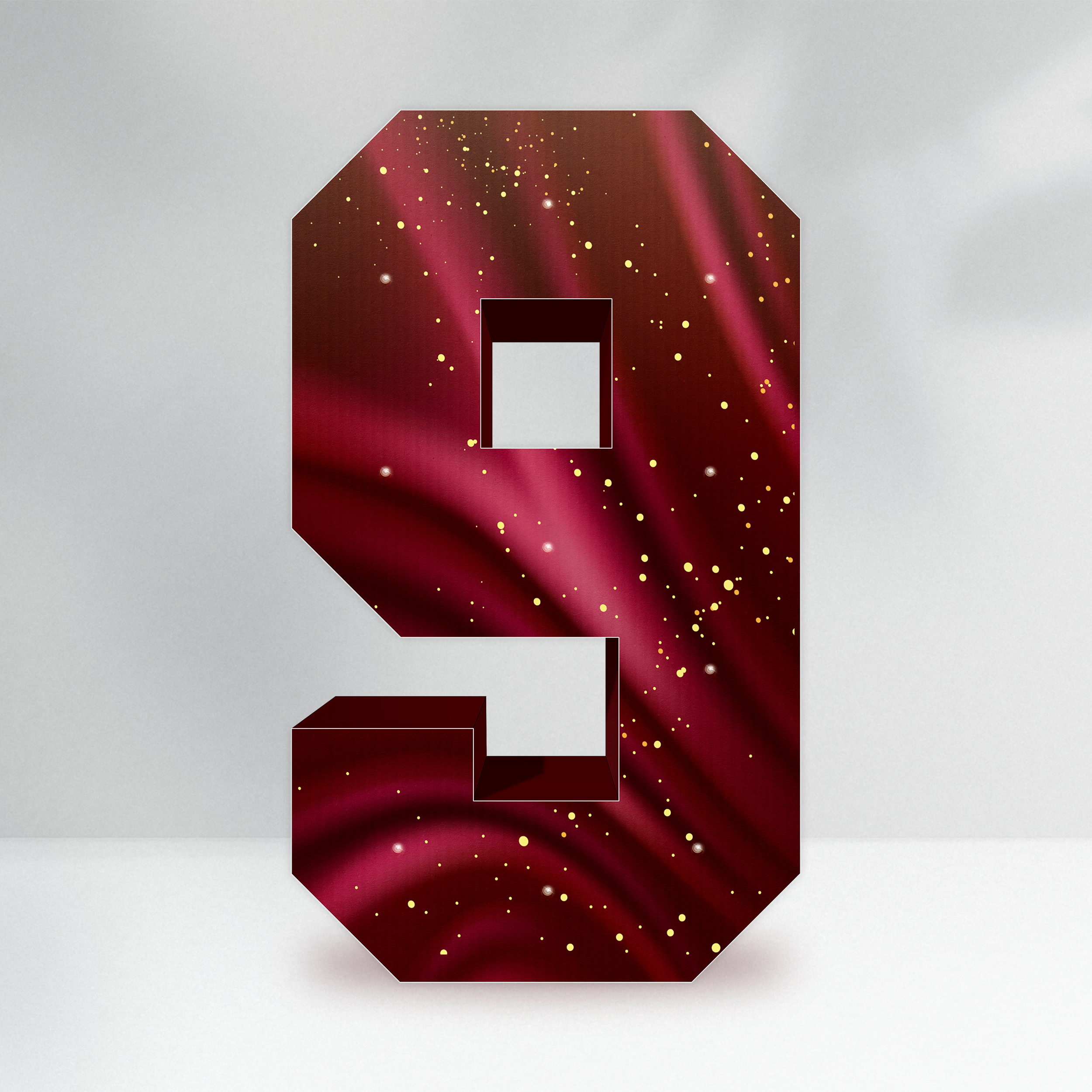 The Little Legend - Red & Gold, Numbers 0-9