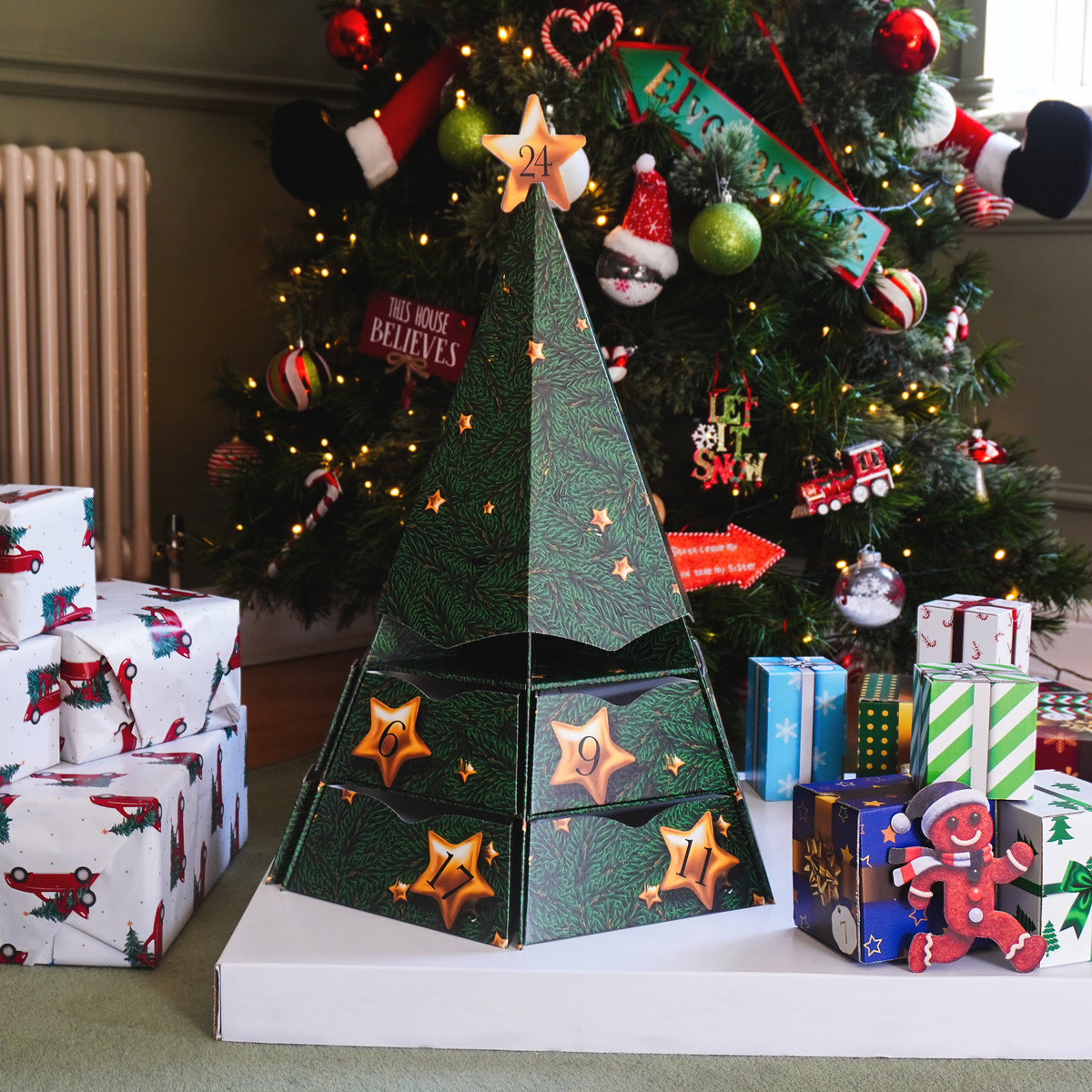 Christmas Tree Advent Calendar - Caboodleit