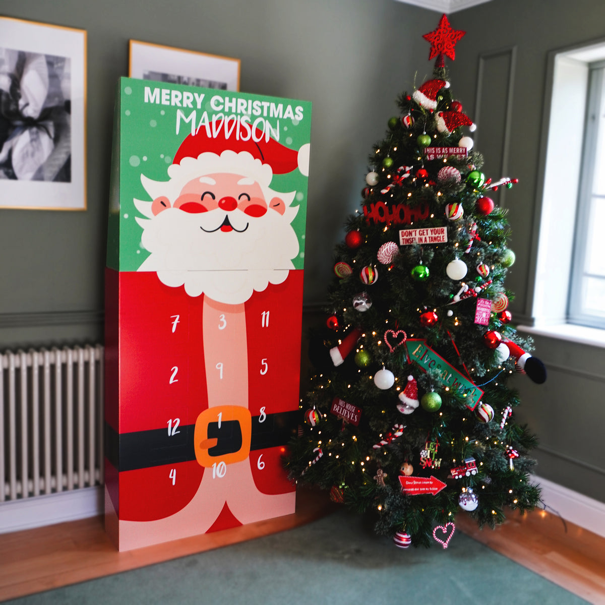 Santa Giant Christmas Advent Calendar - Caboodleit